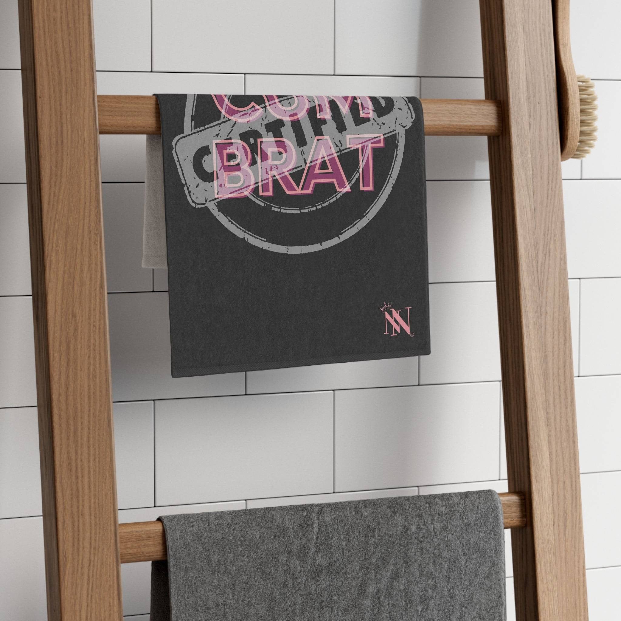 Certified: Cum Brat | Mix & Match Soft Fun-Flirty Lovers’ Towels