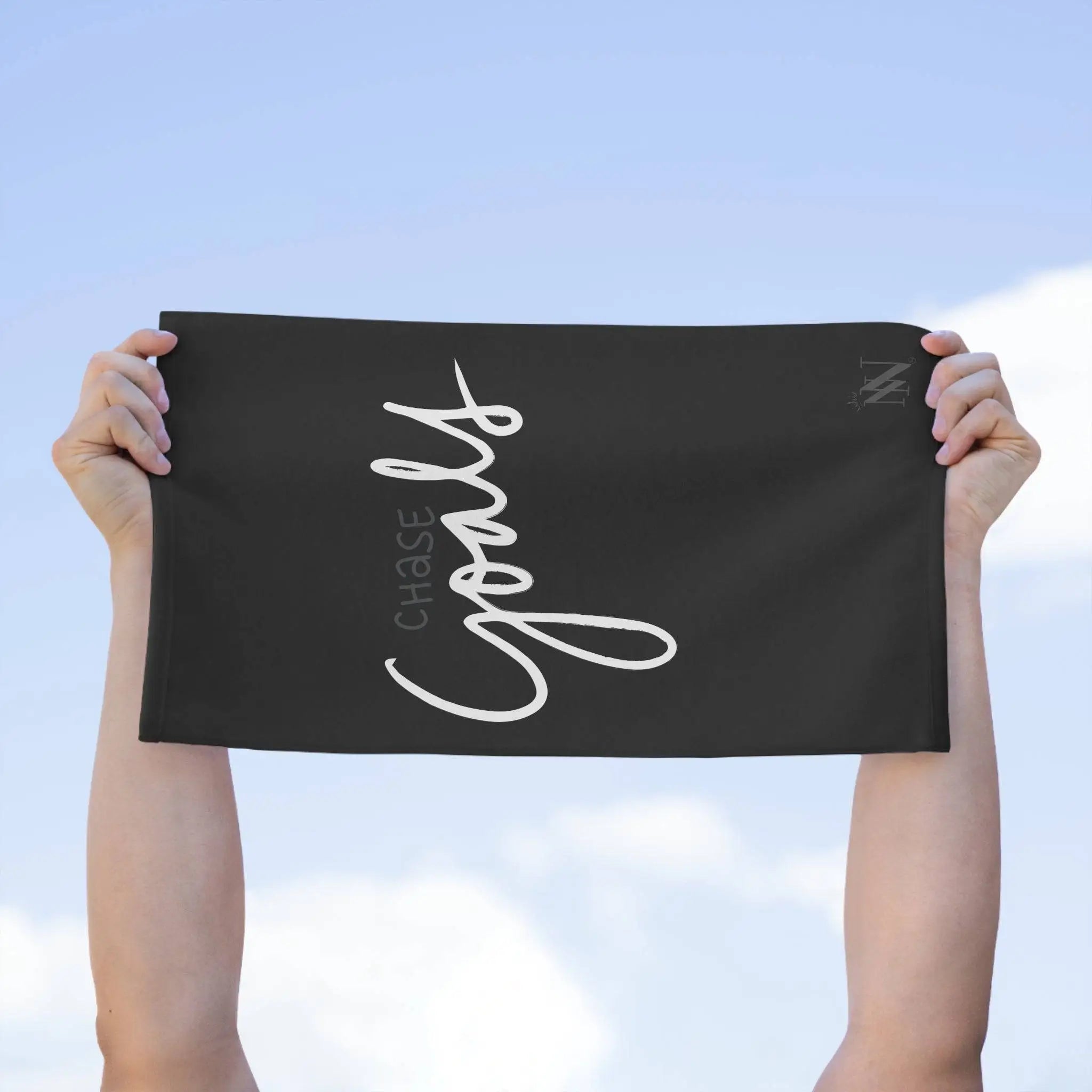 Chase Goals Black Mix & Match Soft Sex Towels | Flirty Lovers’ Gifts
