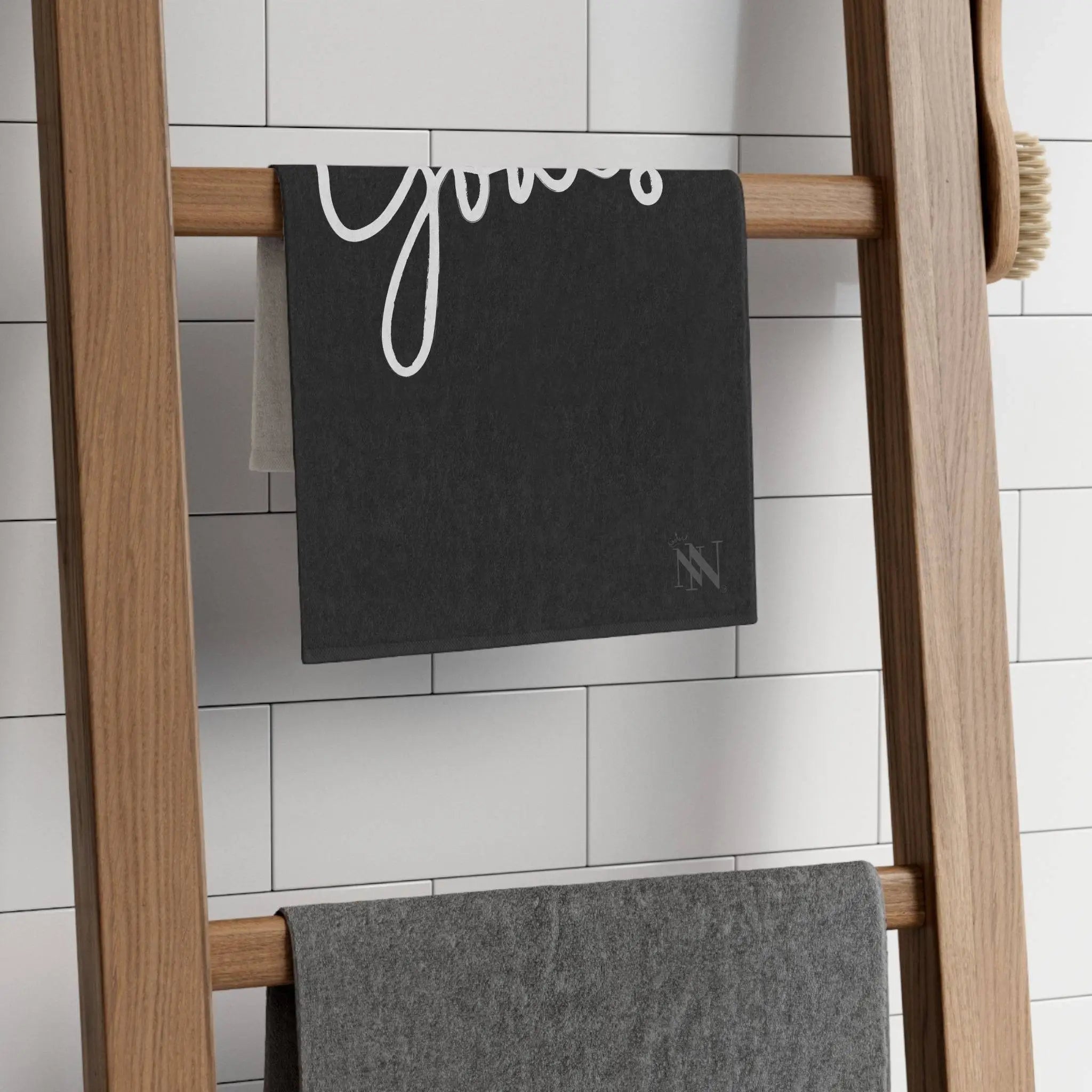 Chase Goals Black Mix & Match Soft Sex Towels | Flirty Lovers’ Gifts
