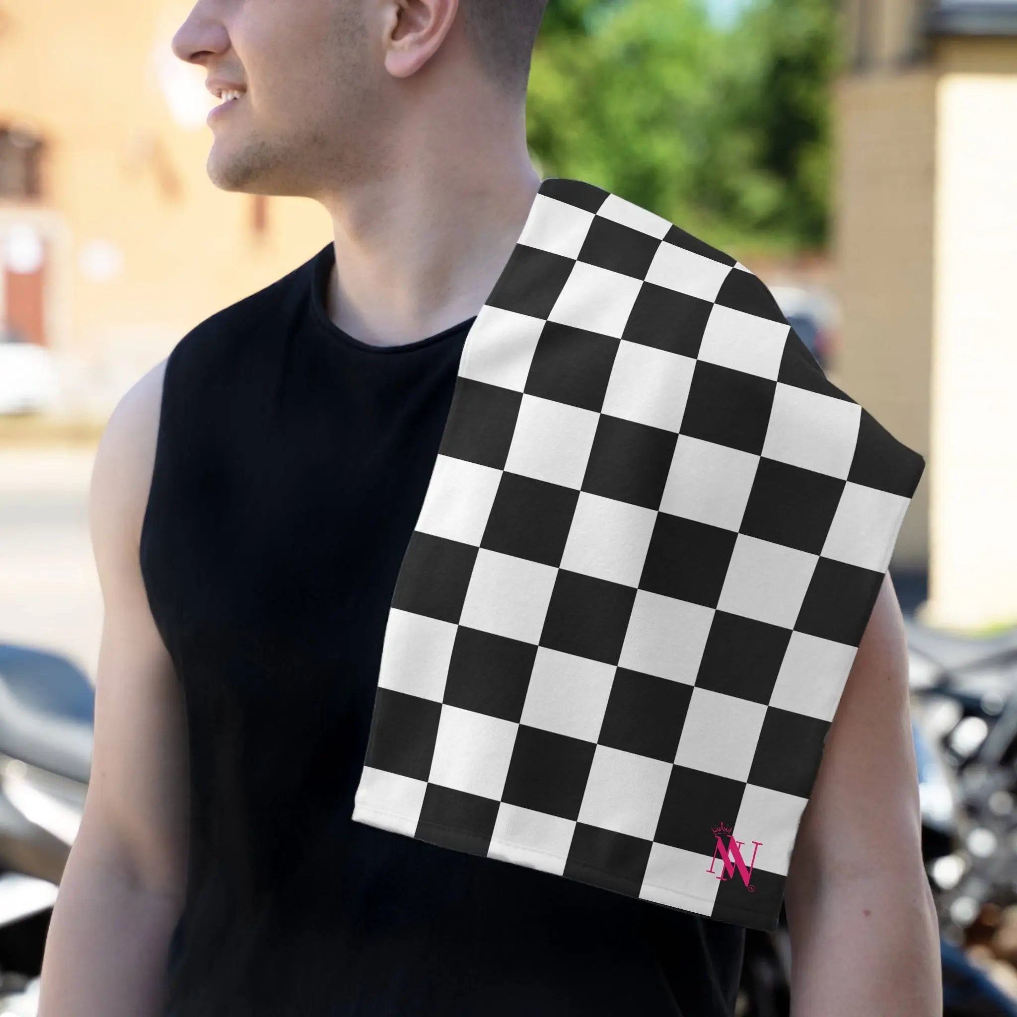 Checkered Past | Mix & Match Soft Fun-Flirty Lovers’ Towels