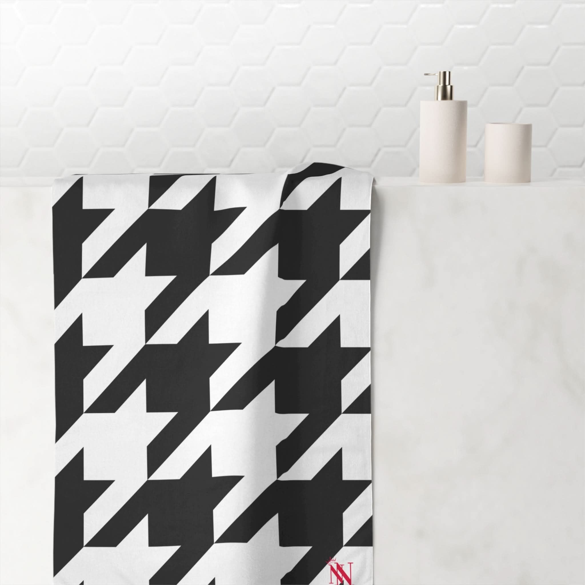 Checkered Past Star | Mix & Match Naughty XL Fun-Flirty Lovers’ Towels