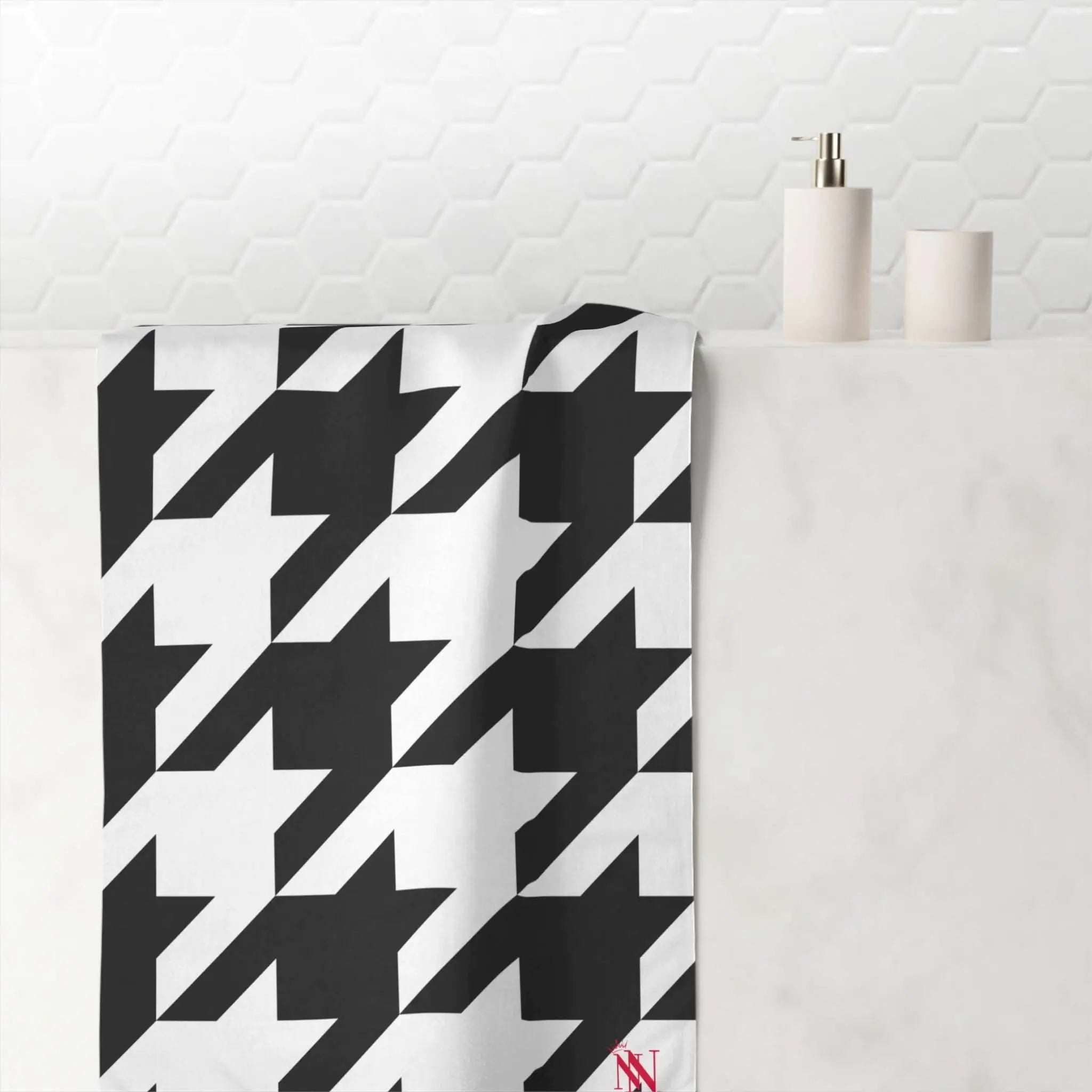 Checkered Past Star | Mix & Match Naughty XL Fun-Flirty Lovers’ Towels
