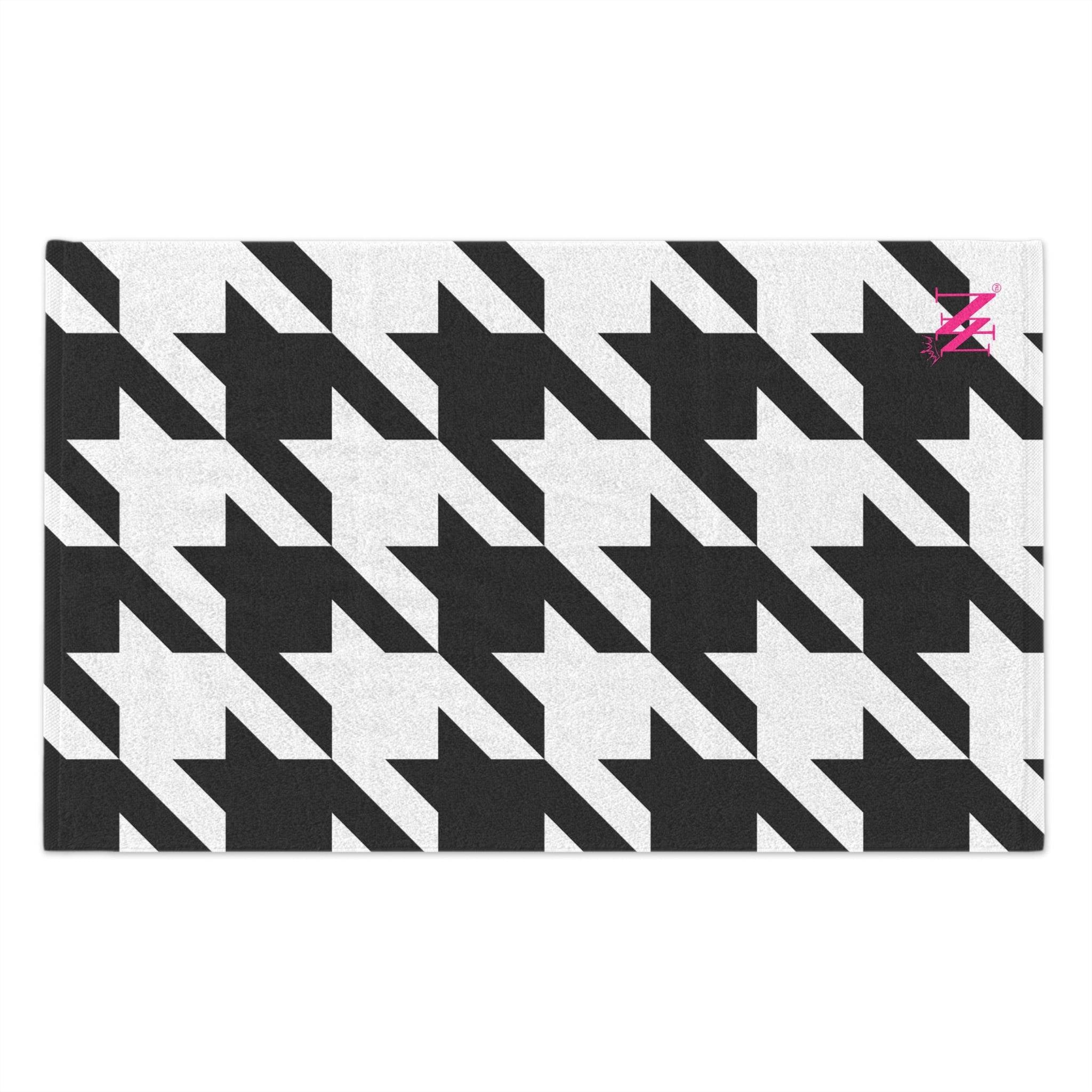 Checkered Past Star | Mix & Match Soft Fun-Flirty Lovers’ Towels
