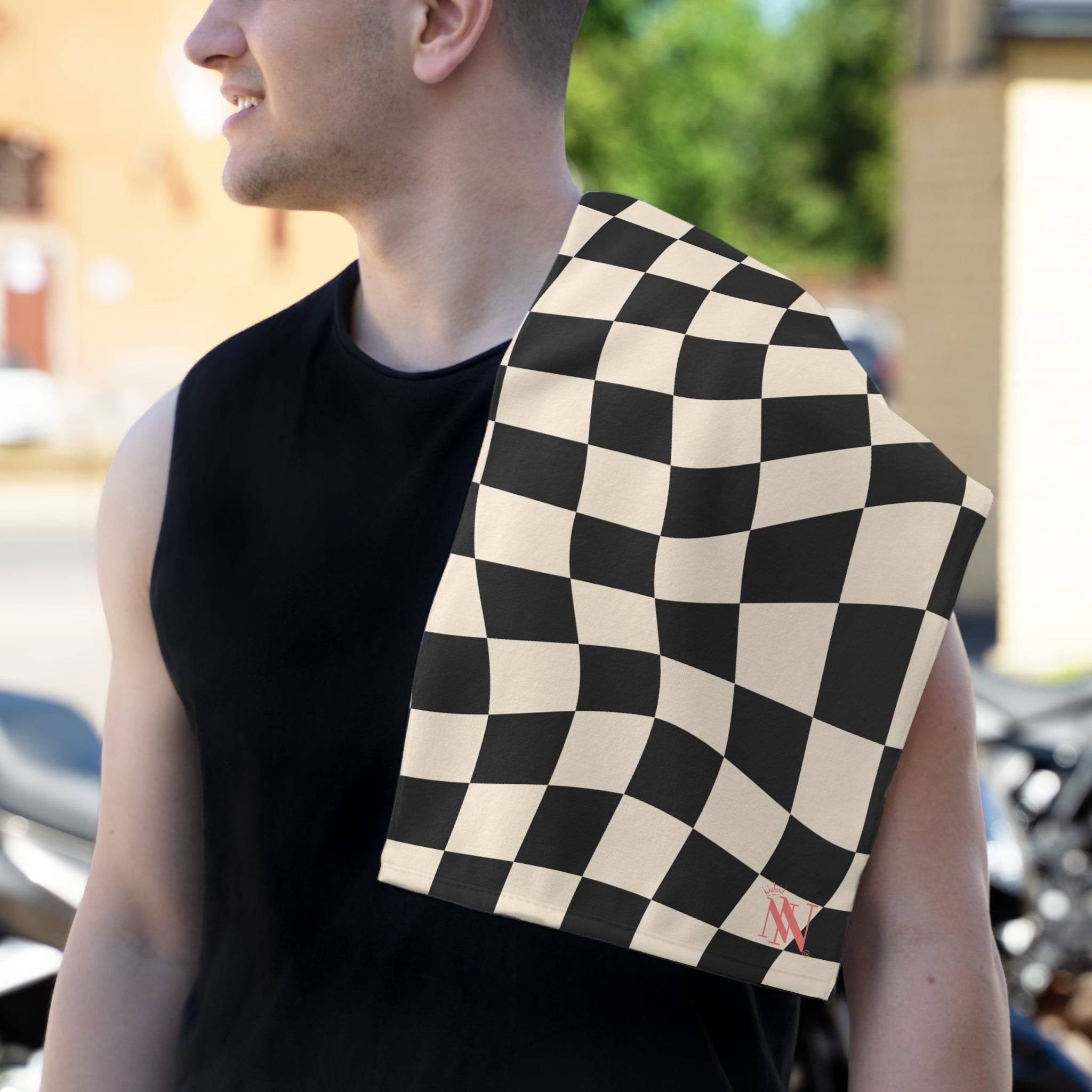 Checkered Pasts | Mix & Match Soft Fun-Flirty Lovers’ Towels