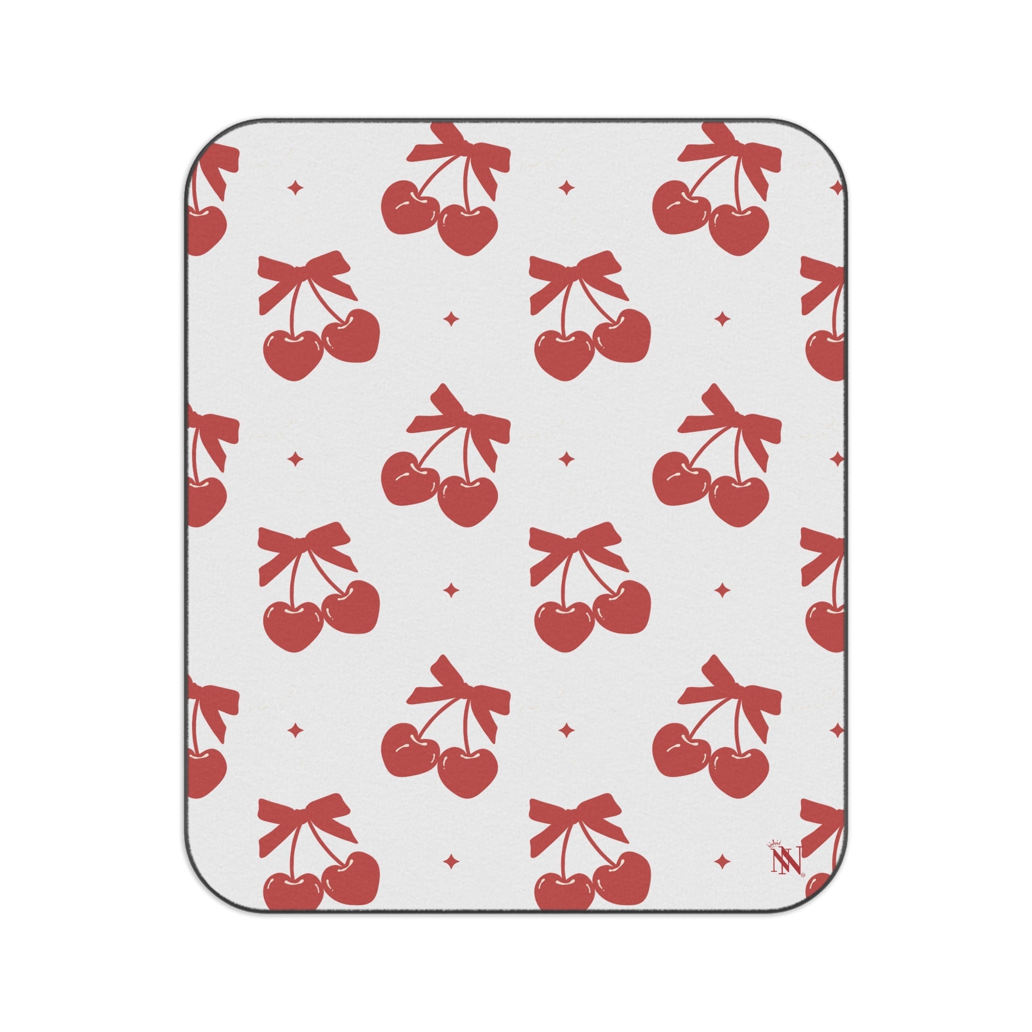Cherry Hearts Pattern | Mix Match Fun-Flirty Lovers’ Water-Resistant Blankets