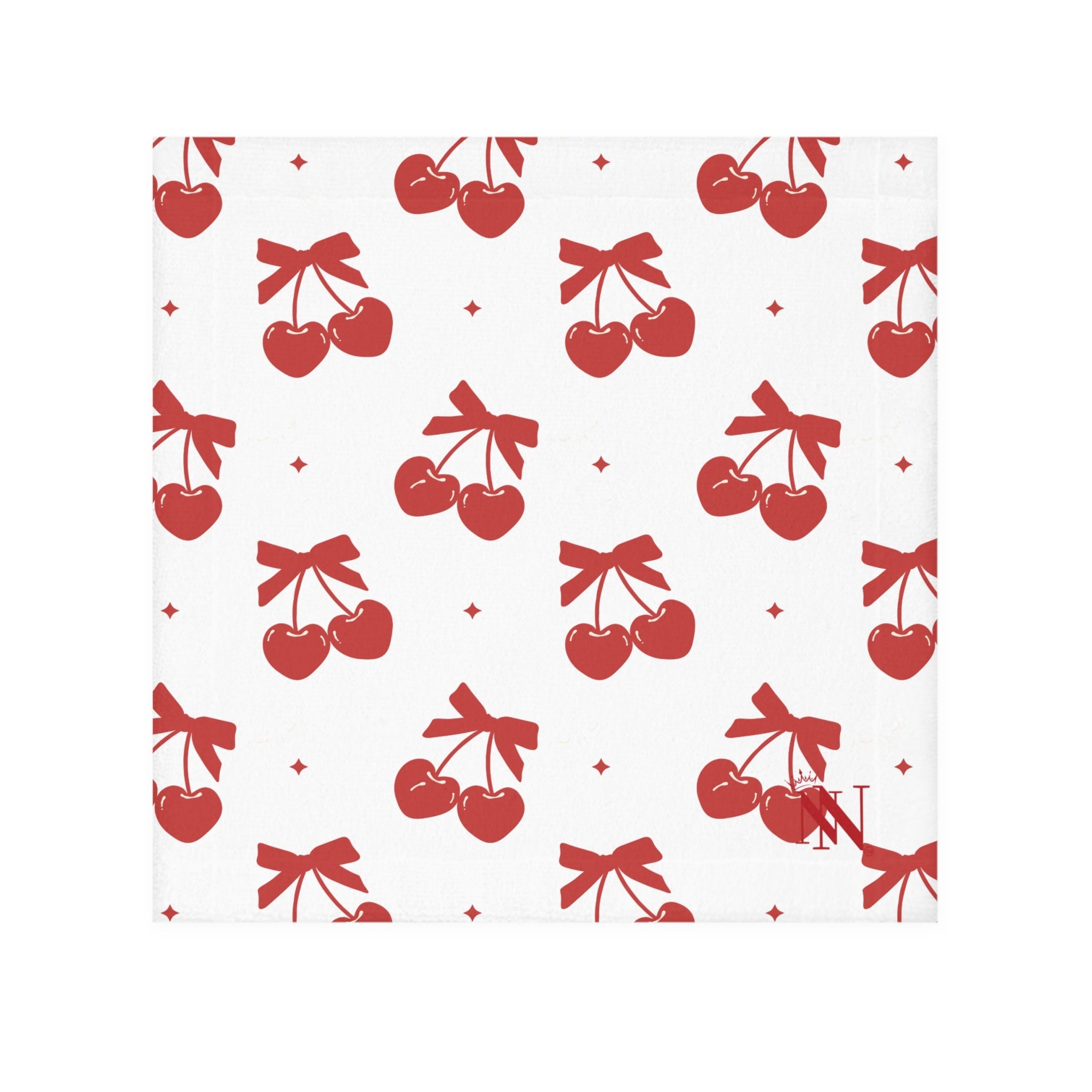 Cherry Hearts Pattern | Mix & Match Lils’ Fun-Flirty Lovers’ Towels