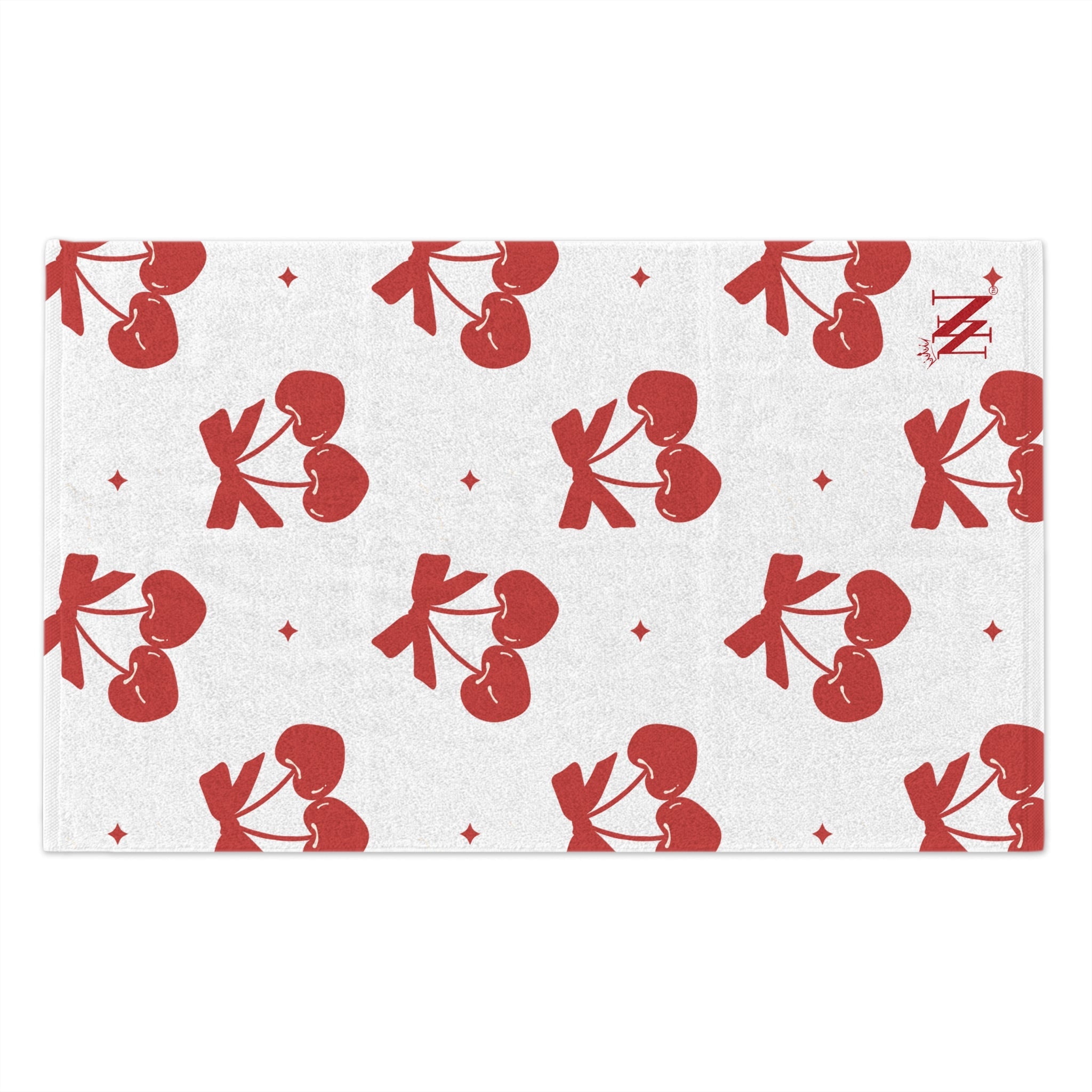 Cherry Hearts Pattern | Mix & Match Soft Fun-Flirty Lovers’ Towels
