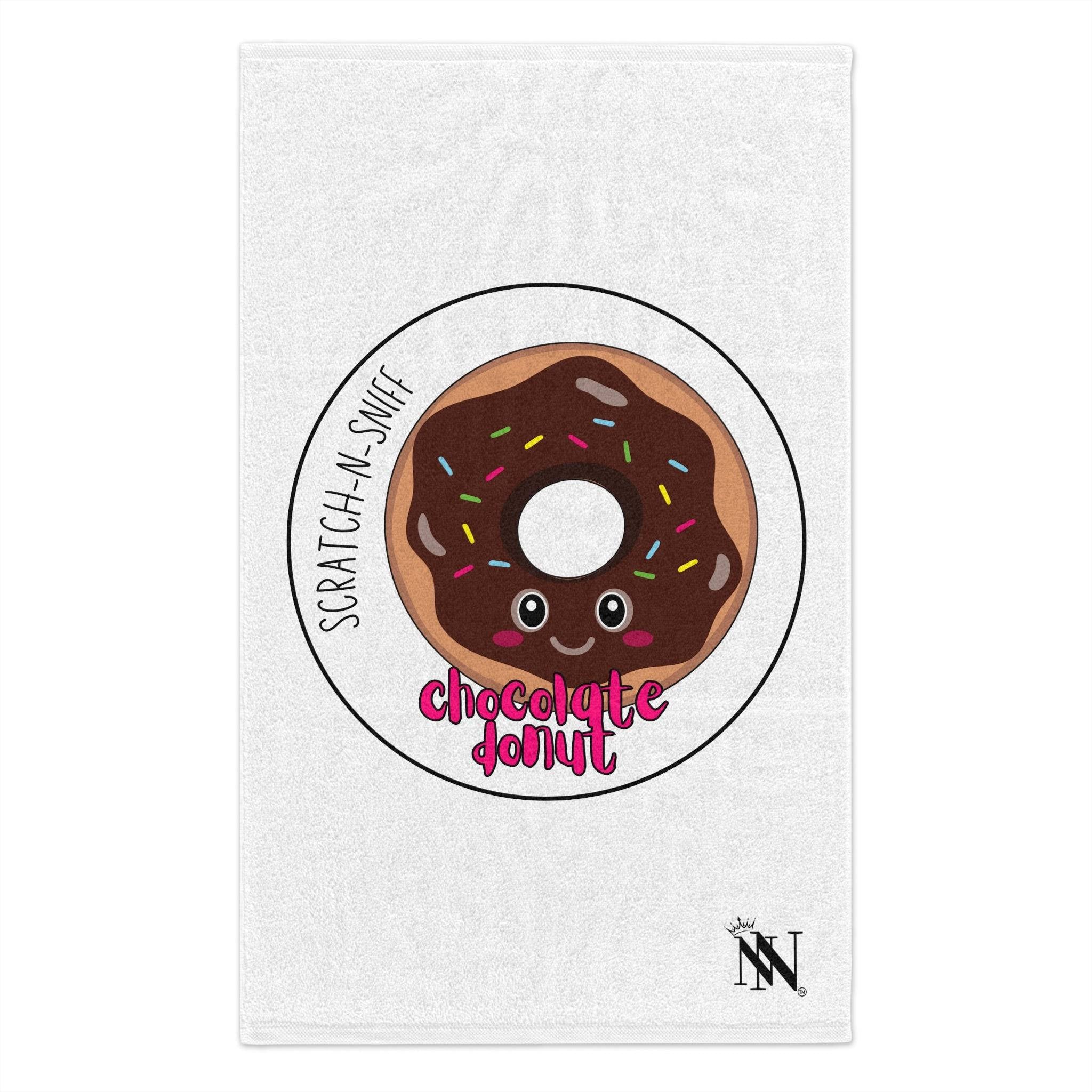 Chocolate Donut Scratch-N-Sniff | Mix & Match Soft Fun-Flirty Lovers’ Towels