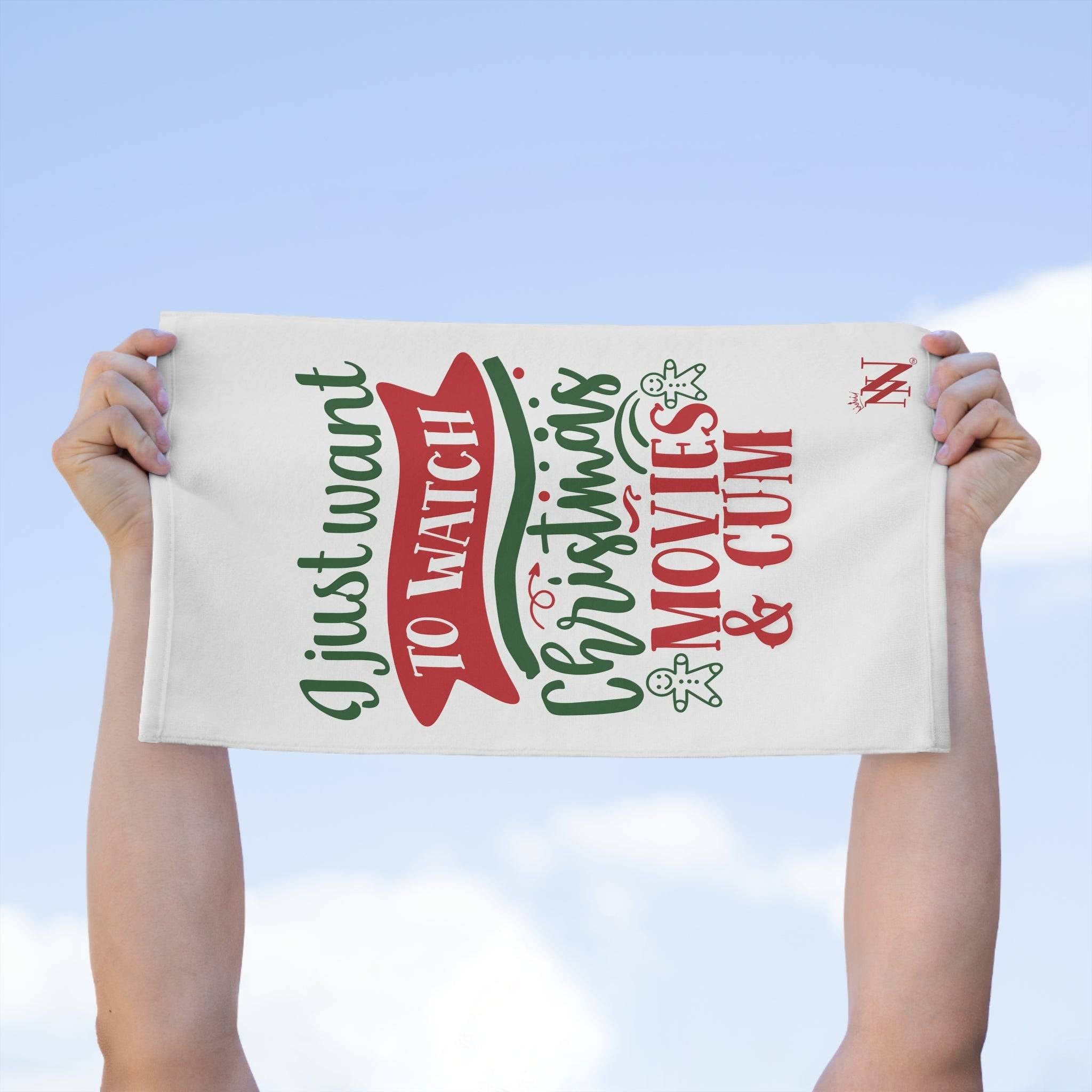 Christmas Movies & Cum | Mix & Match Soft Fun-Flirty Lovers’ Towels