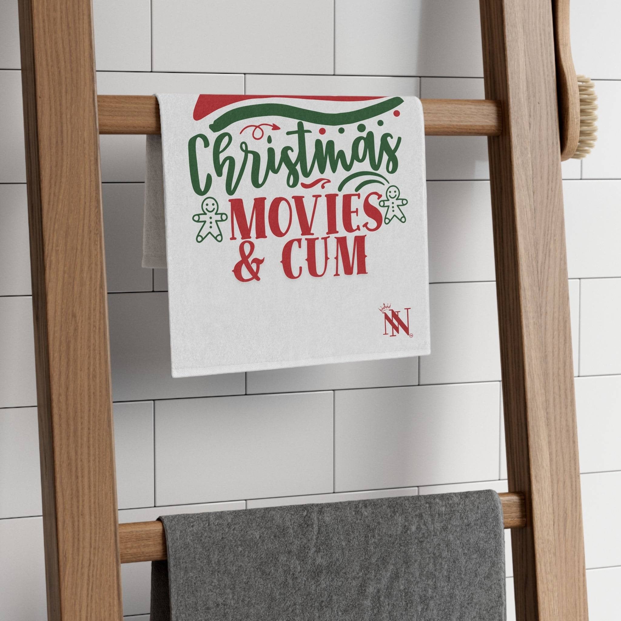 Christmas Movies & Cum | Mix & Match Soft Fun-Flirty Lovers’ Towels