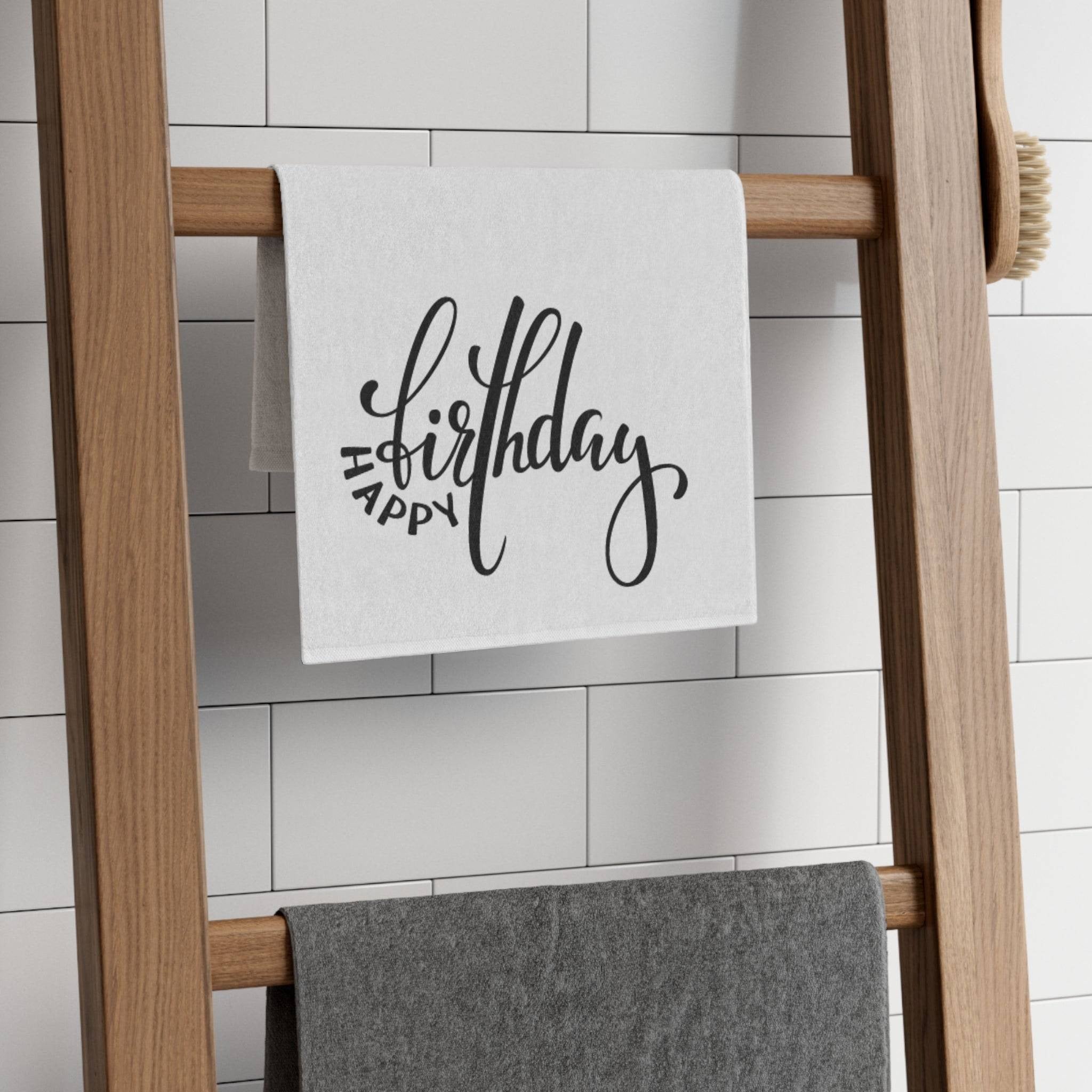 Classic Happy Birthday | Mix & Match Soft Fun-Flirty Lovers’ Towels