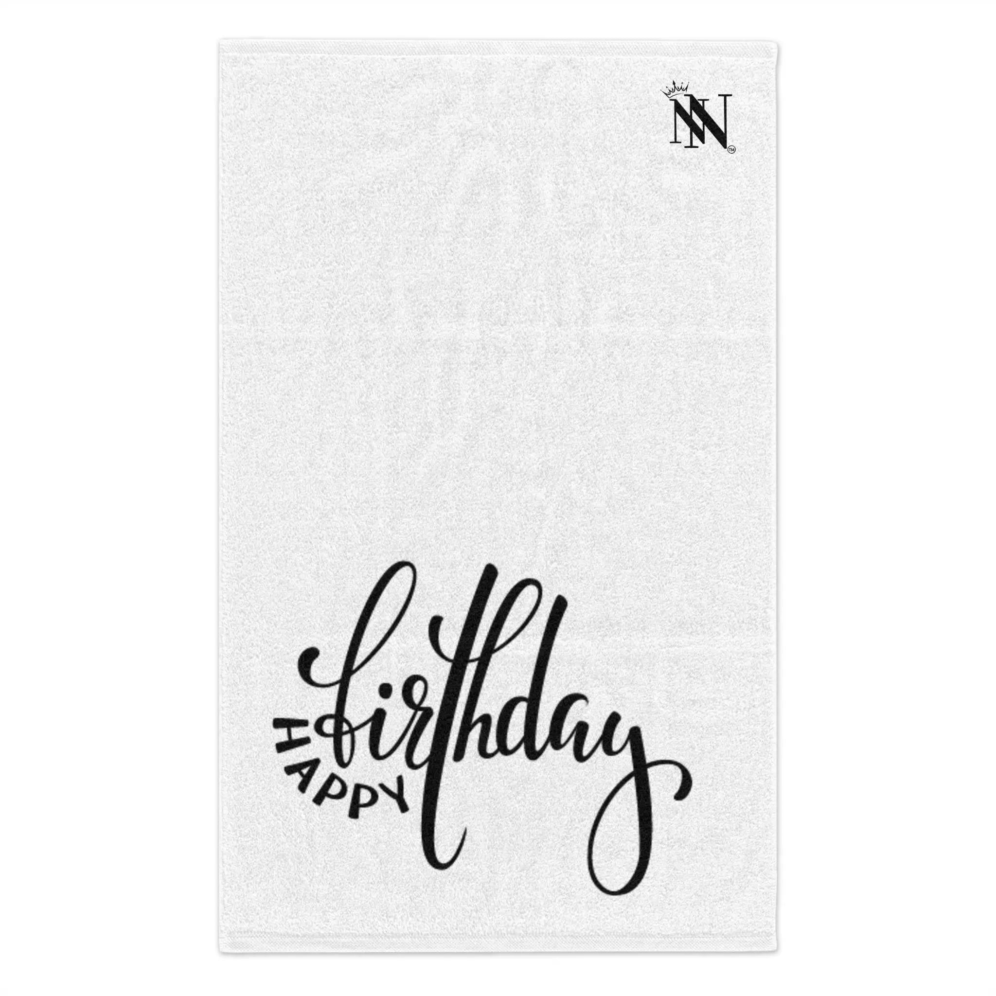 Classic Happy Birthday | Mix & Match Soft Fun-Flirty Lovers’ Towels