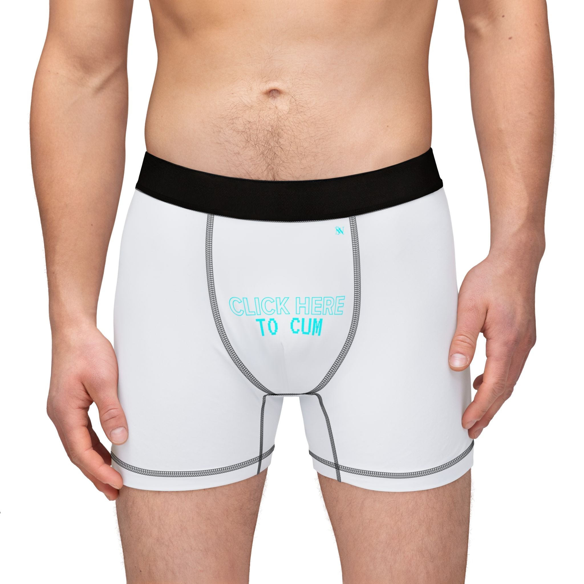 Click Here To Cum | Mix & Match Fun-Flirty Lovers’ Boxer Briefs