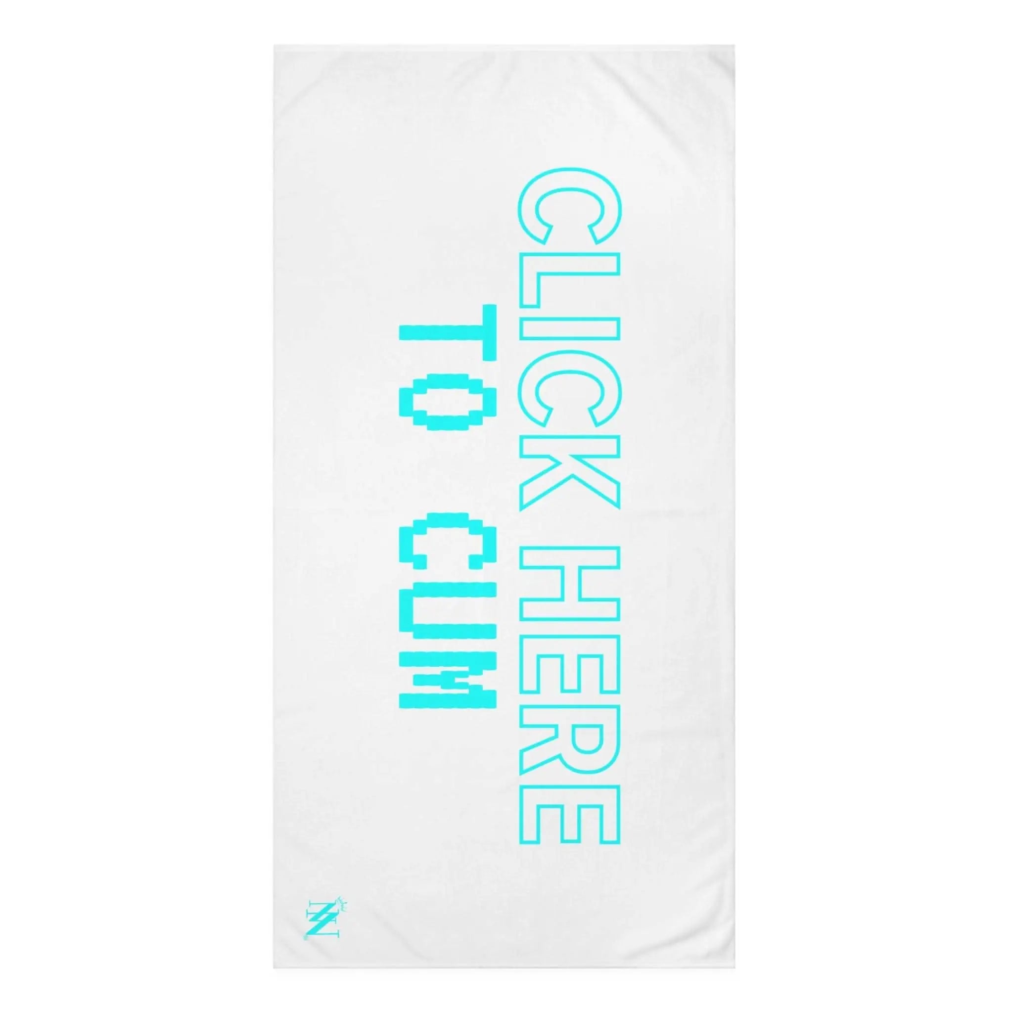 Click Here To Cum | Mix & Match Naughty XL Fun-Flirty Lovers’ Towels