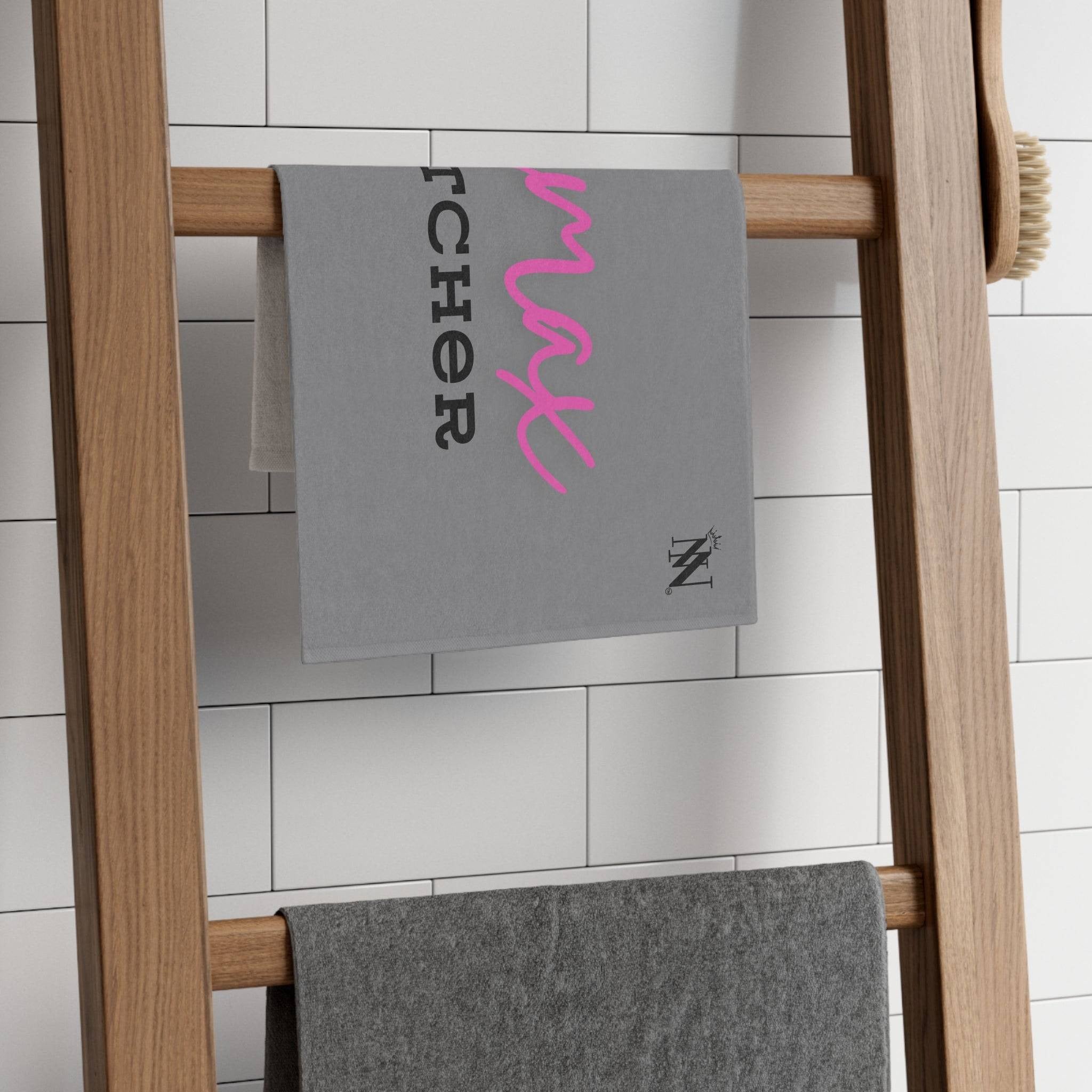 Climax Catcher Grey Mix & Match Soft Sex Towels | Naughty Lovers’ Gifts