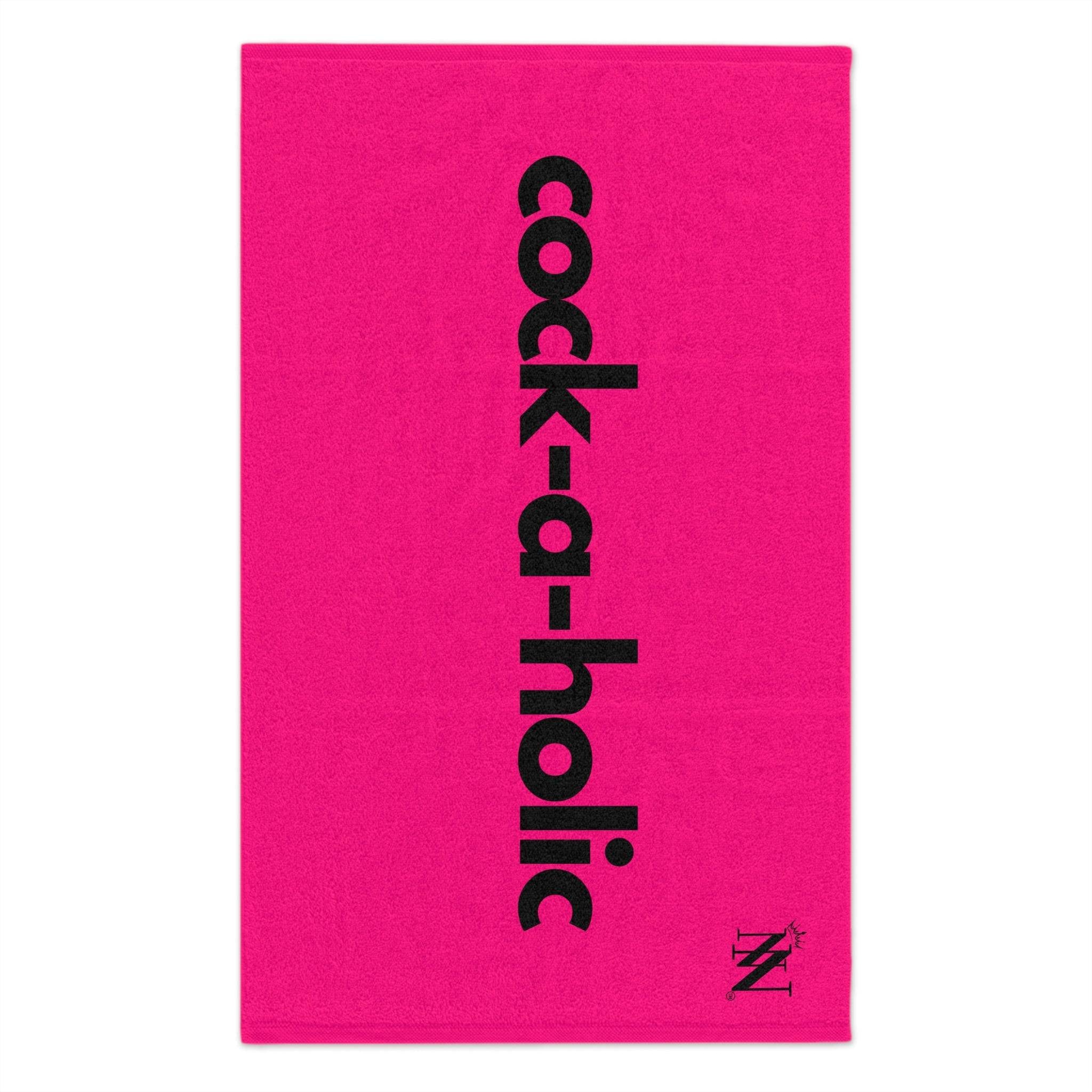 Cock-a-Holic Pink Mix & Match Soft Sex Towels | Flirty Loversâ Gifts
