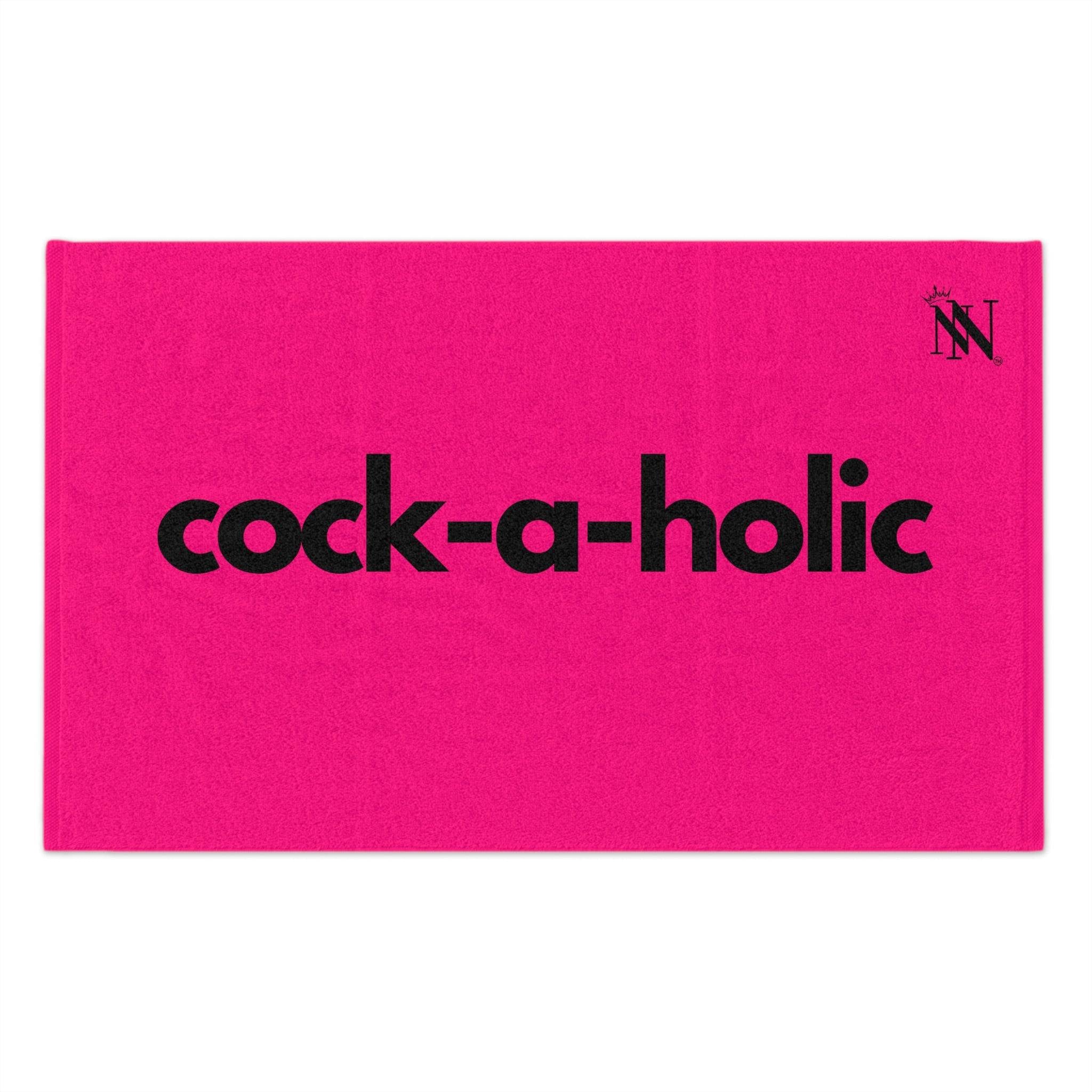 Cock-a-Holic Pink Mix & Match Soft Sex Towels | Flirty Loversâ Gifts