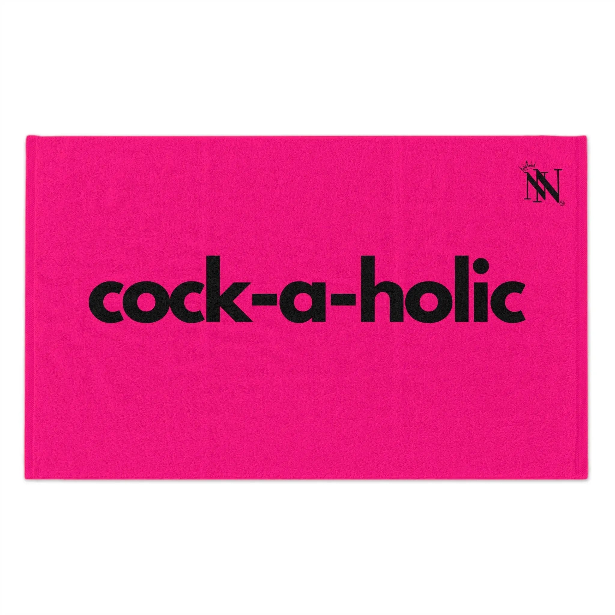 Cock-a-Holic Pink Mix & Match Soft Sex Towels | Flirty Lovers’ Gifts