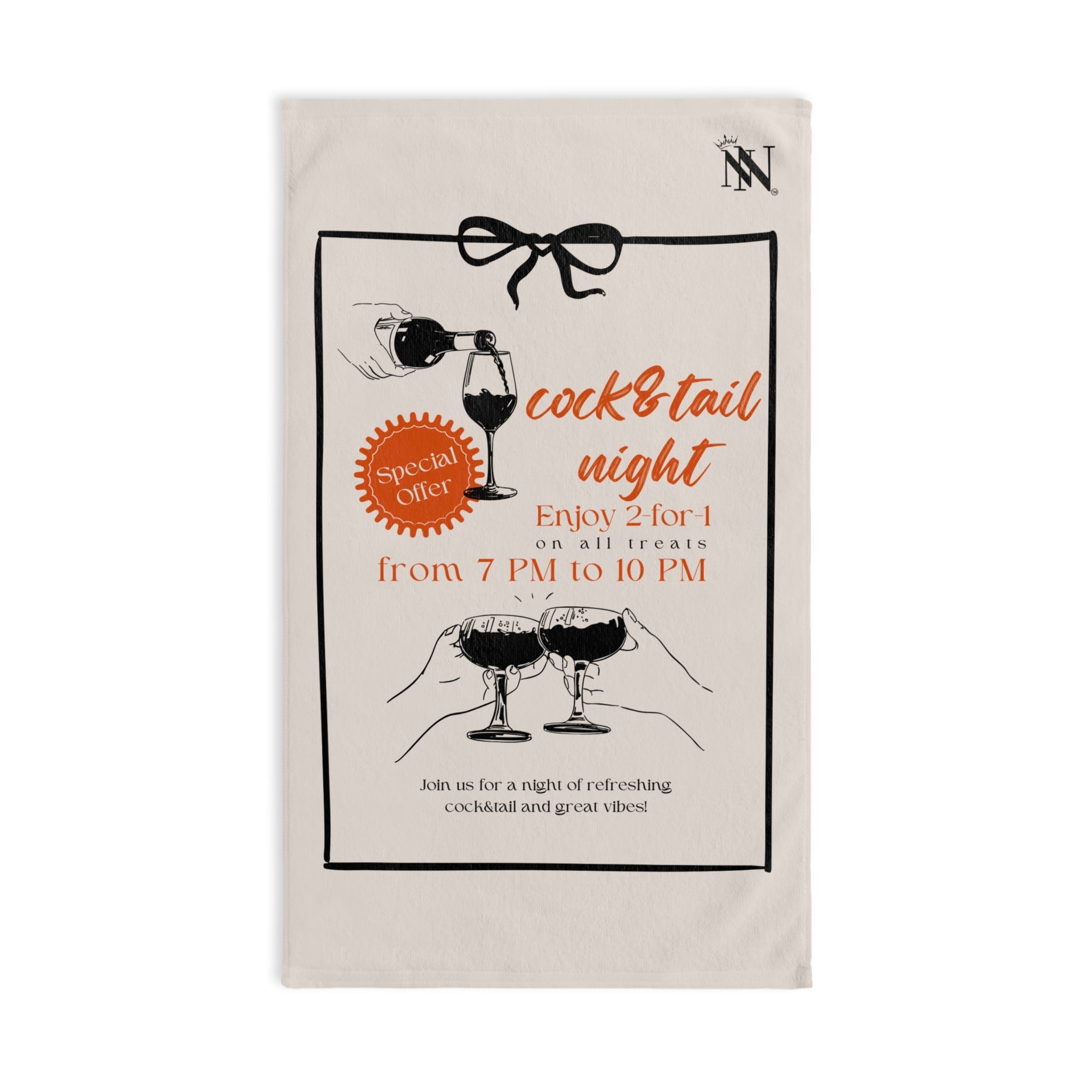 Cock & Tail Night | Mix & Match Original Fun-Flirty Lovers’ Towels