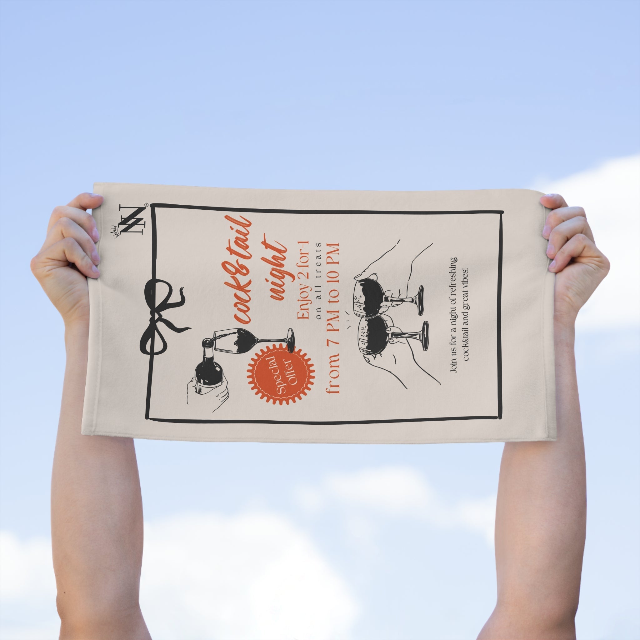 Cock & Tail Night | Mix & Match Soft Fun-Flirty Lovers’ Towels