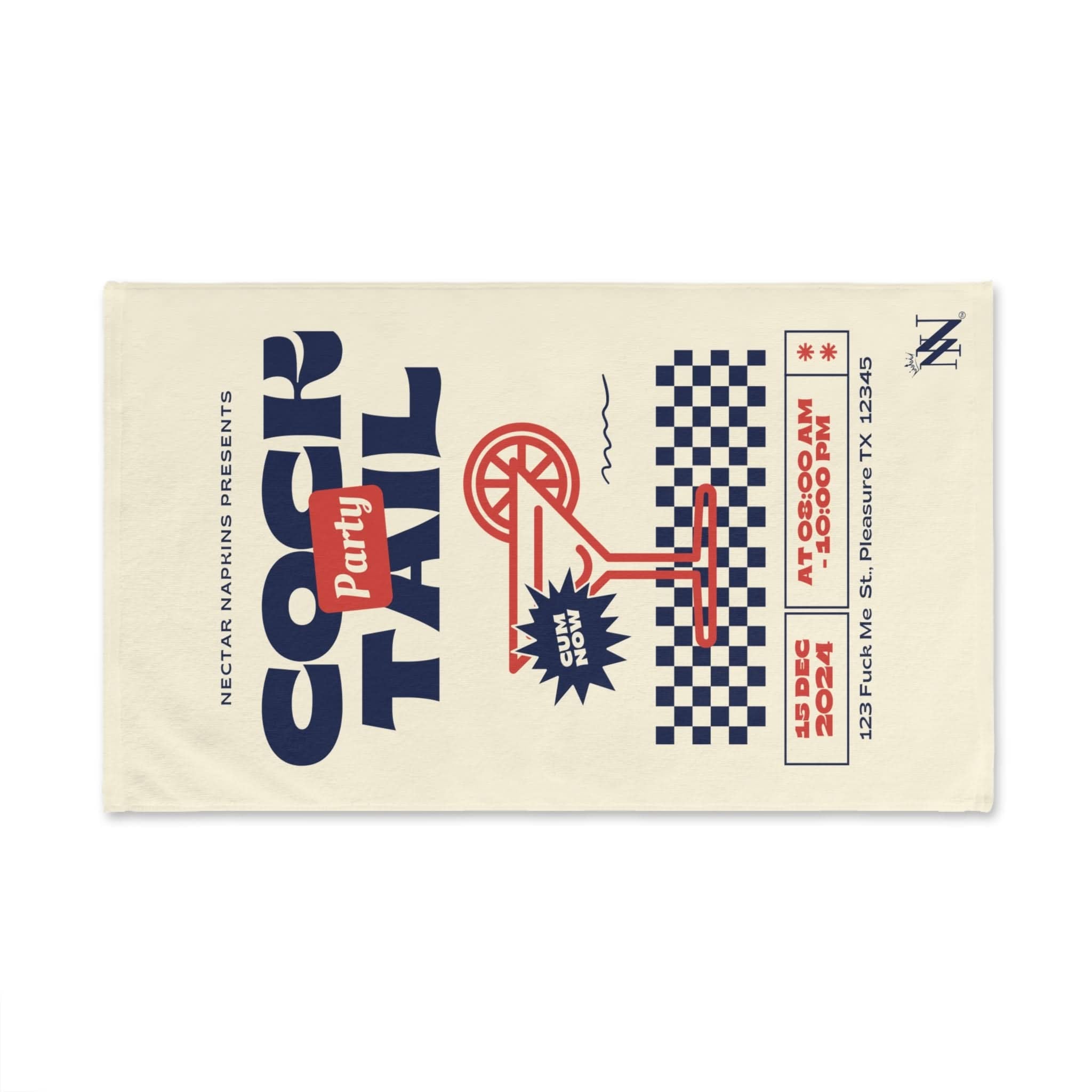 Cock Tail Party | Mix & Match Original Fun-Flirty Lovers’ Towels