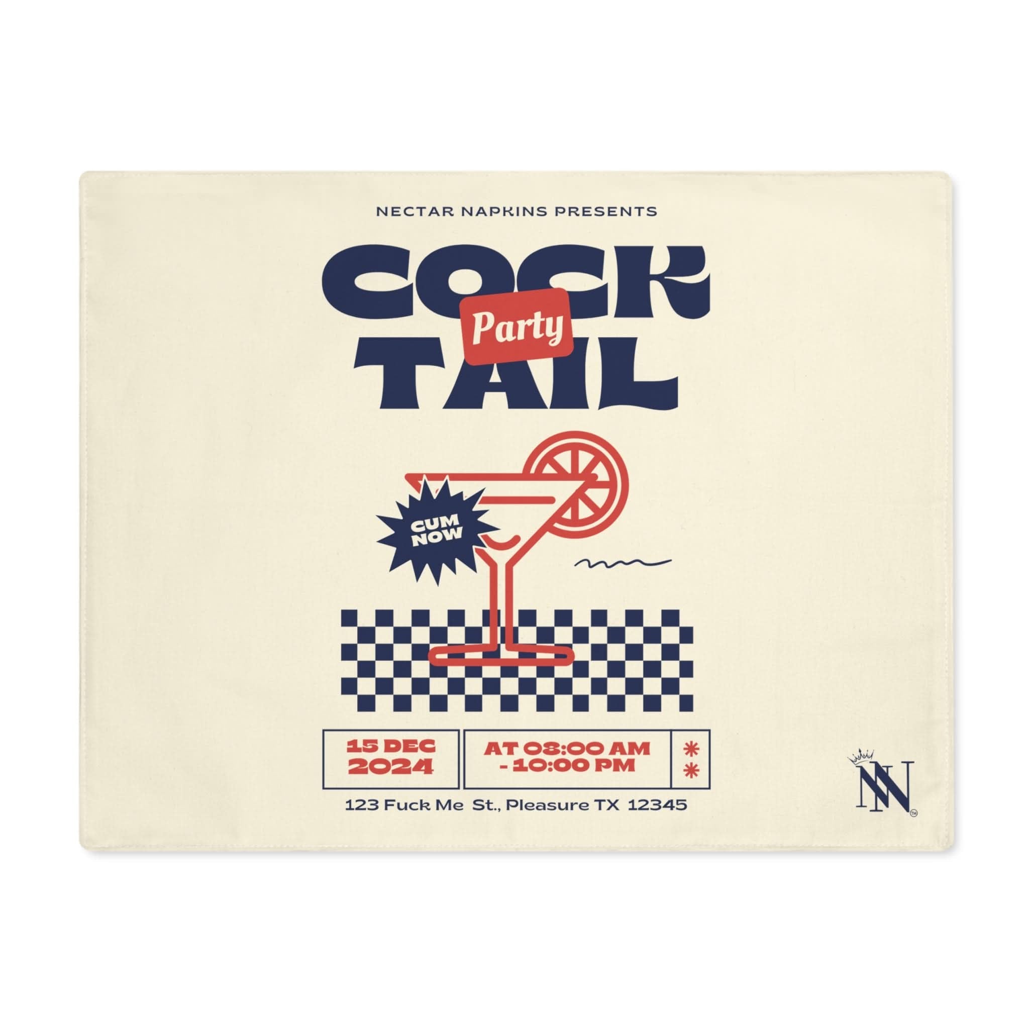 Cock Tail Party | Mix & Match Playful Fun-Flirty Lovers’ Toy Mats