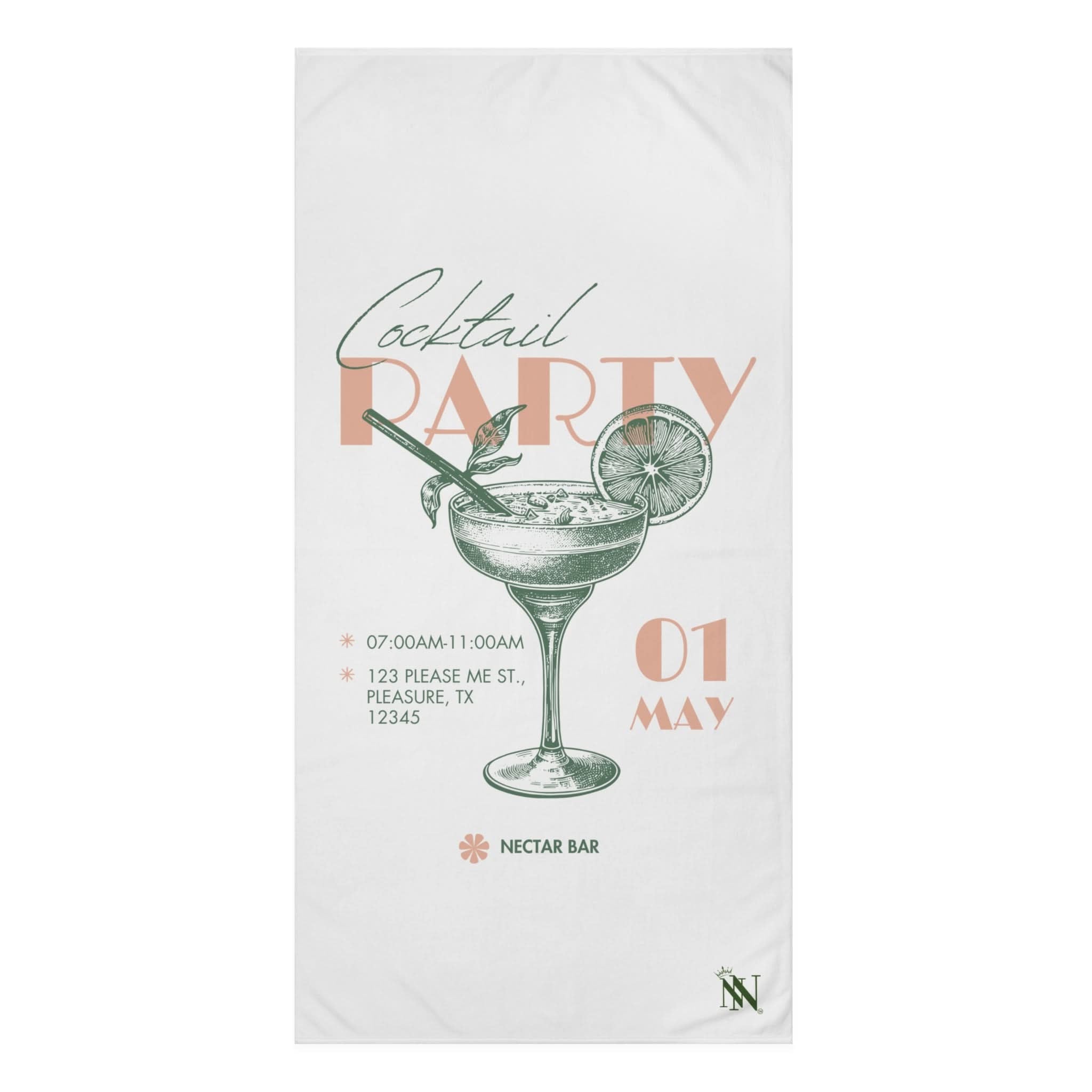 Cocktail Party | Mix & Match Naughty XL Fun-Flirty Lovers’ Towels