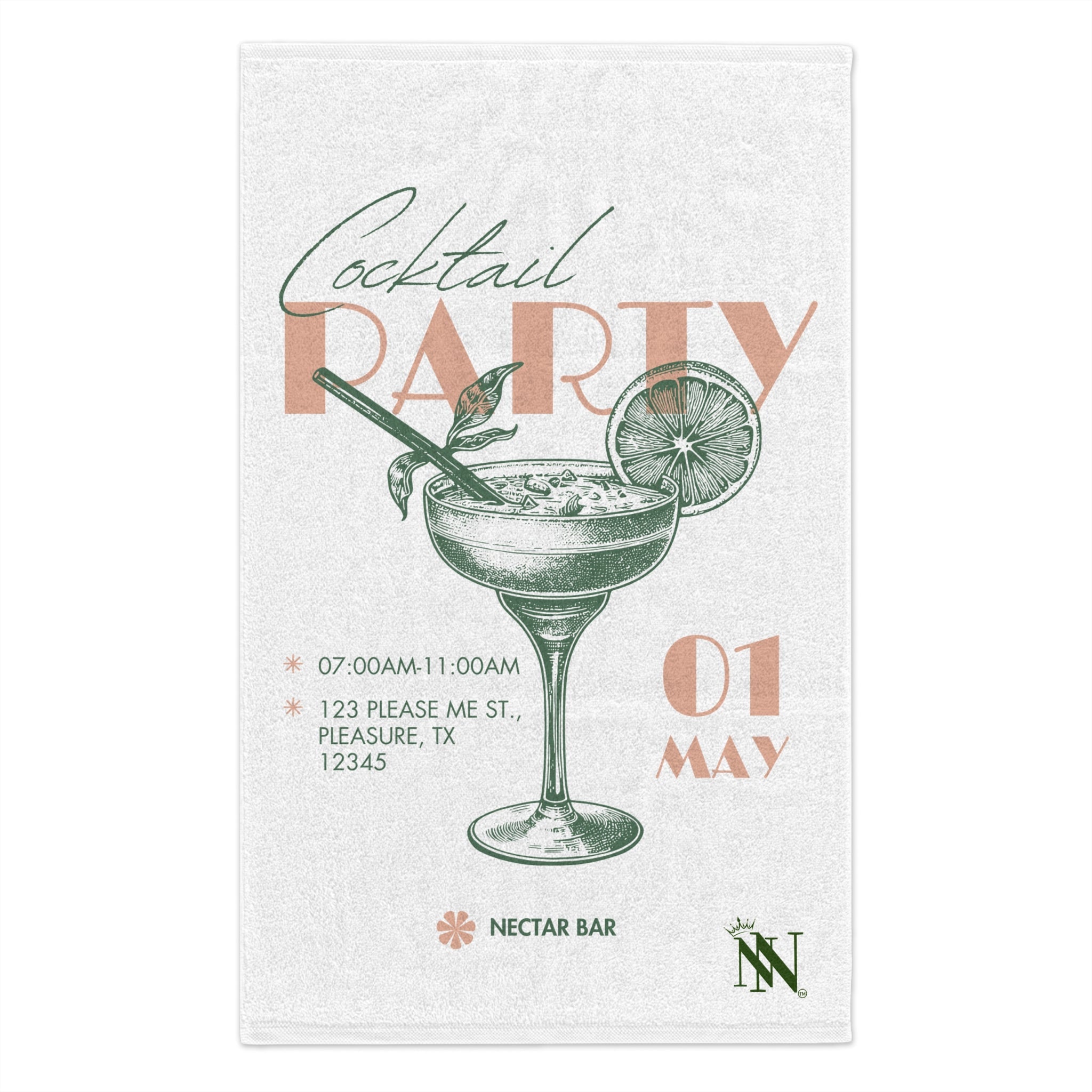 Cocktail Party | Mix & Match Soft Fun-Flirty Lovers’ Towels