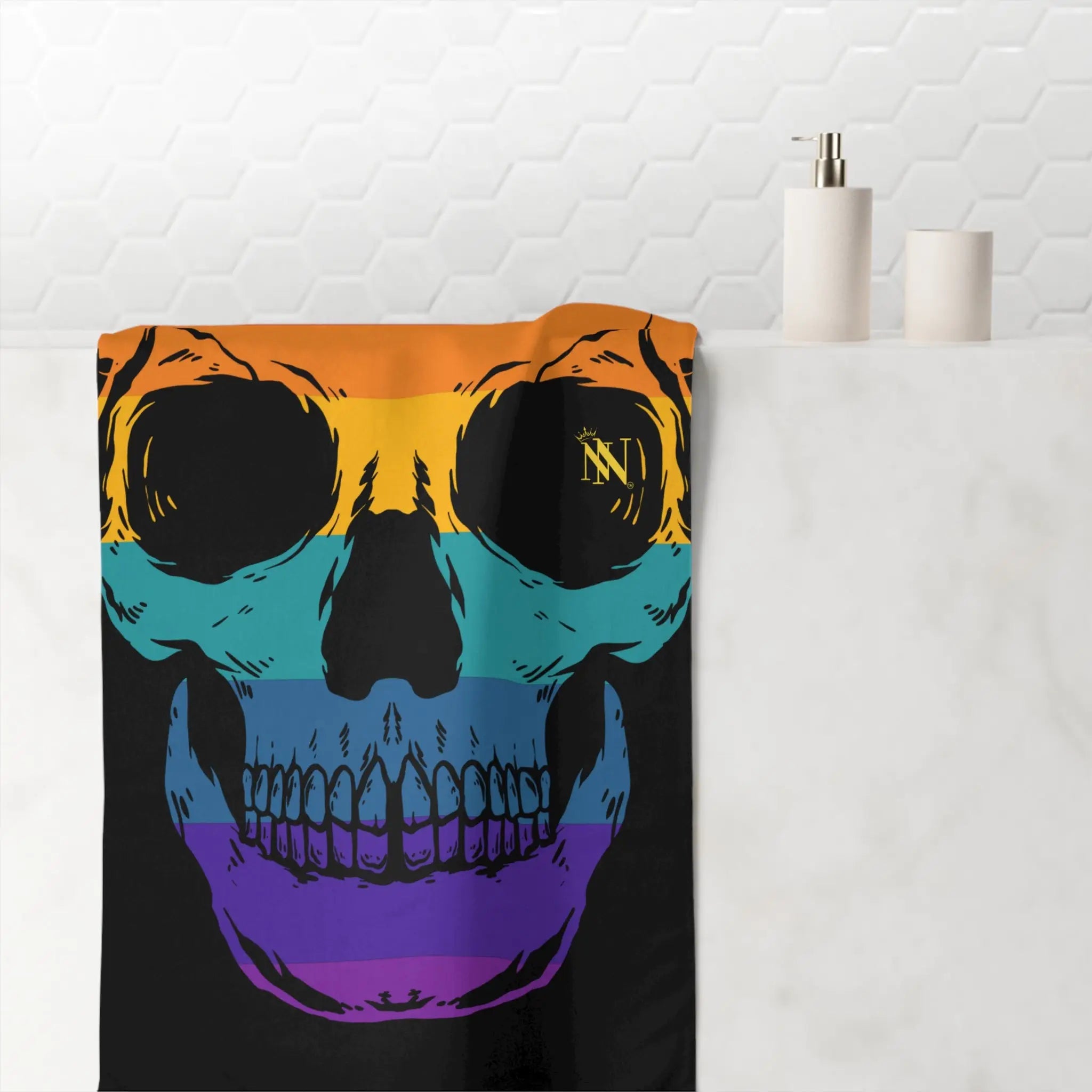 Colorful Skull | Mix & Match XL Fun-Flirty Lovers’ Towels