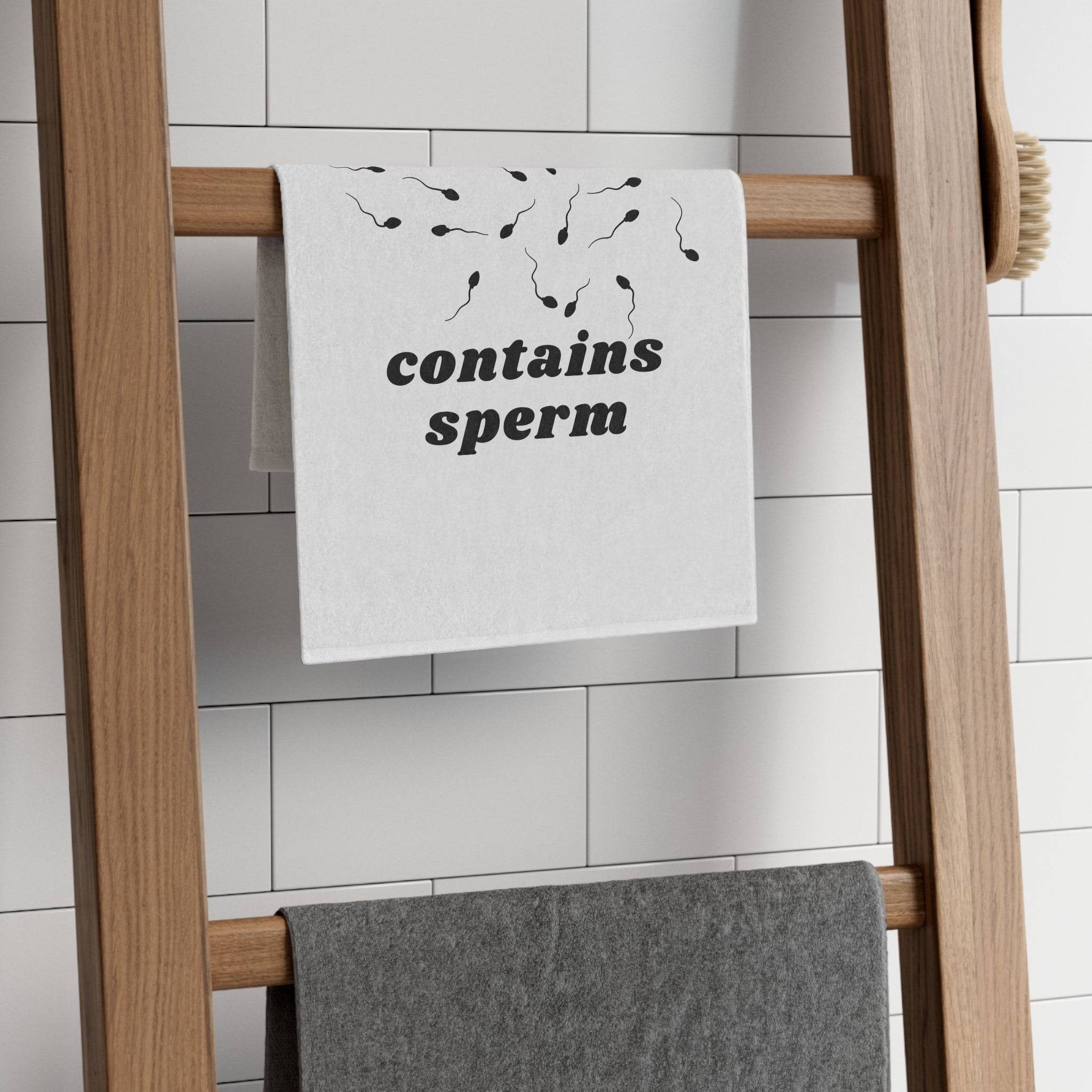 Contains Sperm | Mix & Match Soft Fun-Flirty Lovers’ Towels