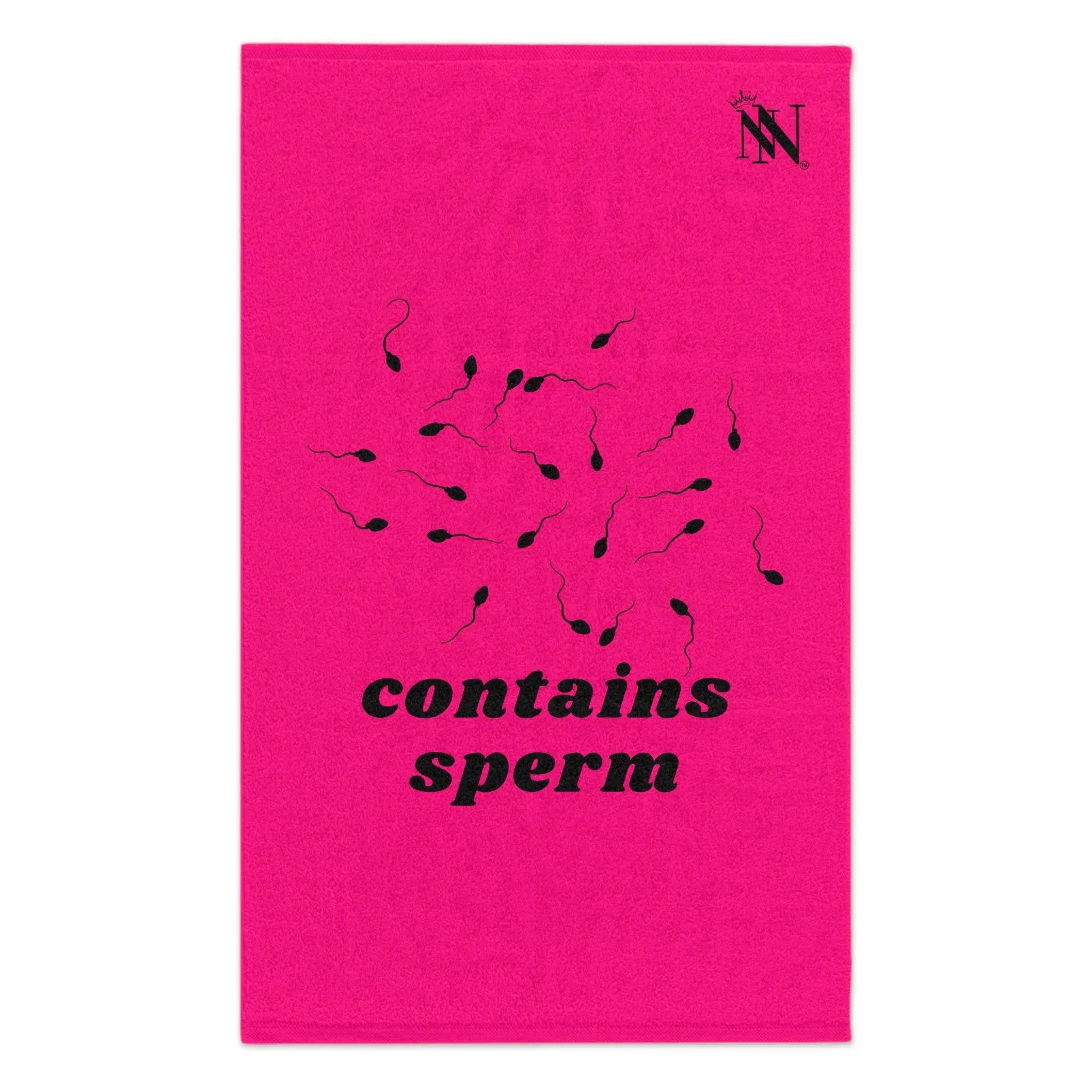 Contains Sperm Pink | Mix & Match Soft Sex Towels | Flirty Lovers’ Gifts