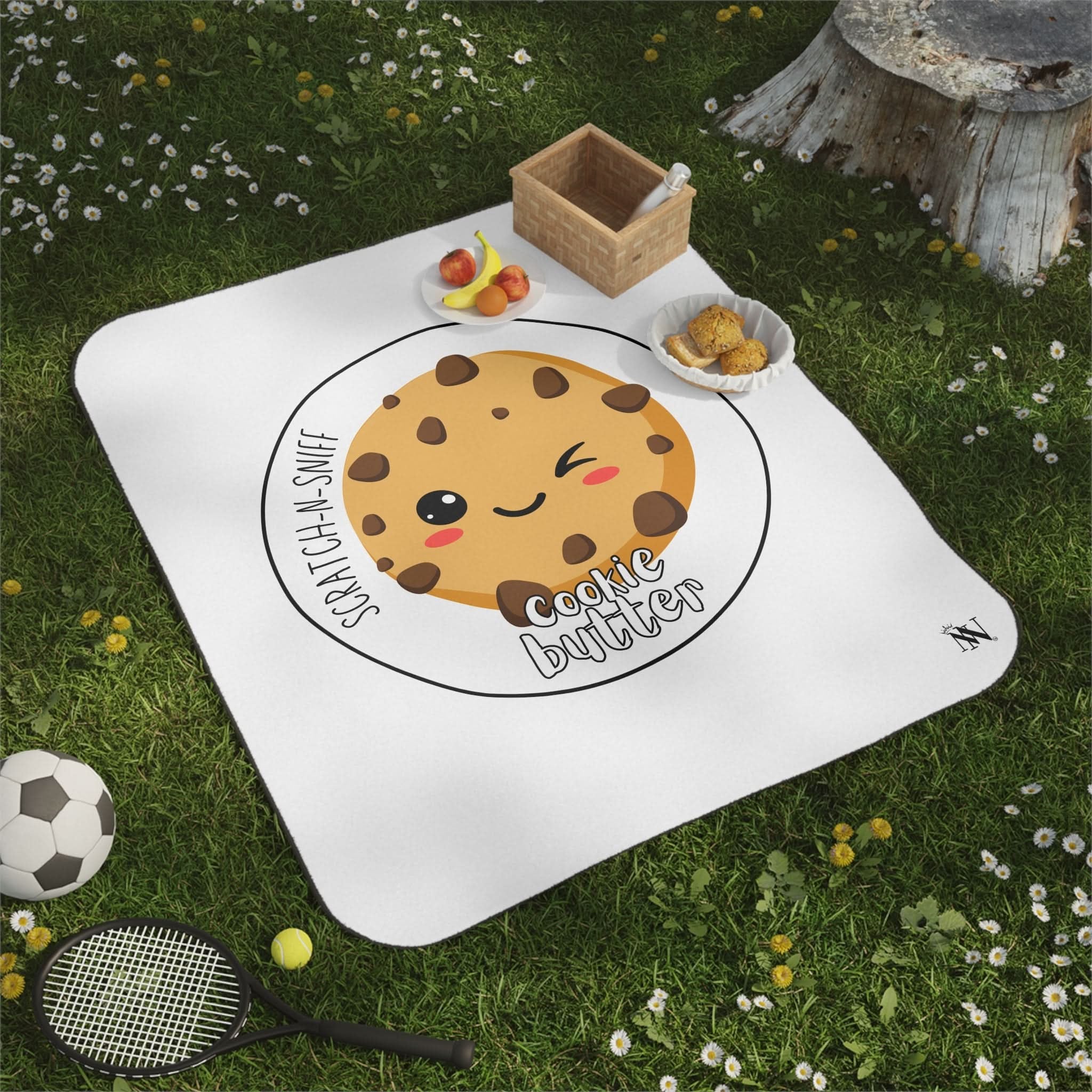 Cookie Butter Scratch N Sniff | Mix Match Fun-Flirty Lovers’ Water-Resistant Blankets