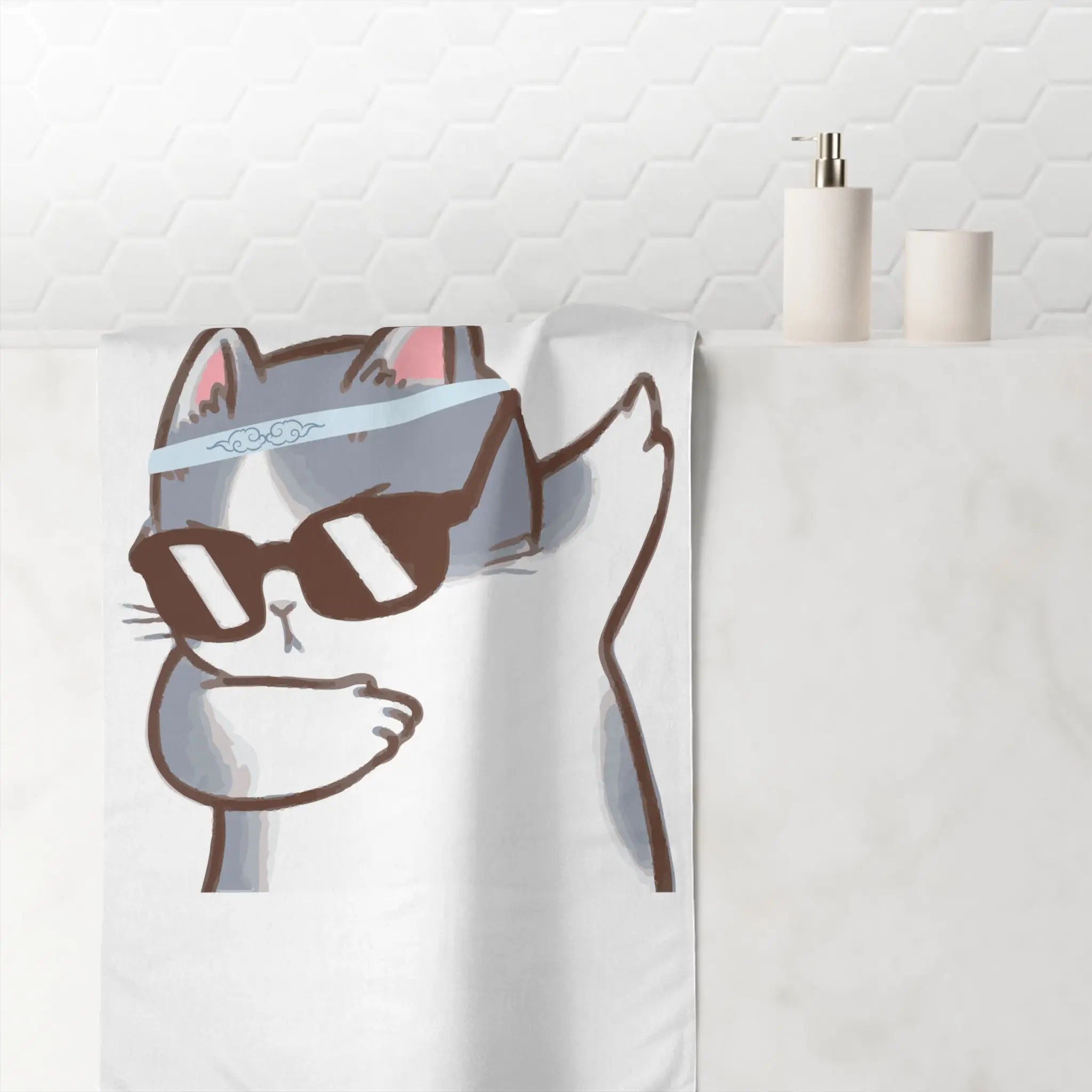Cool Cat | Mix & Match XL Fun-Flirty Lovers’ Towels