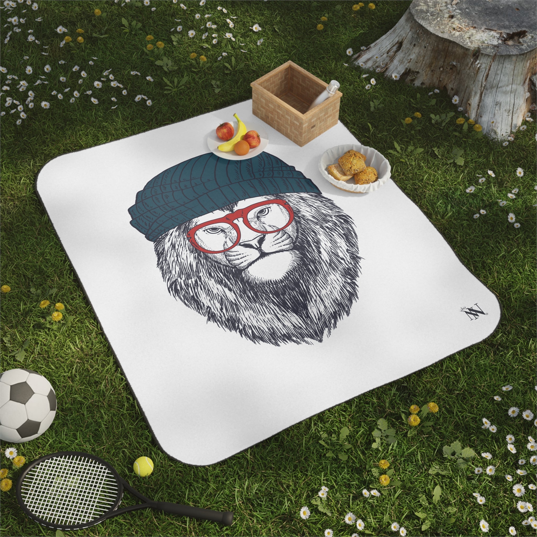 Cool Lion Cat | Mix Match Fun-Flirty Lovers’ Water-Resistant Blankets
