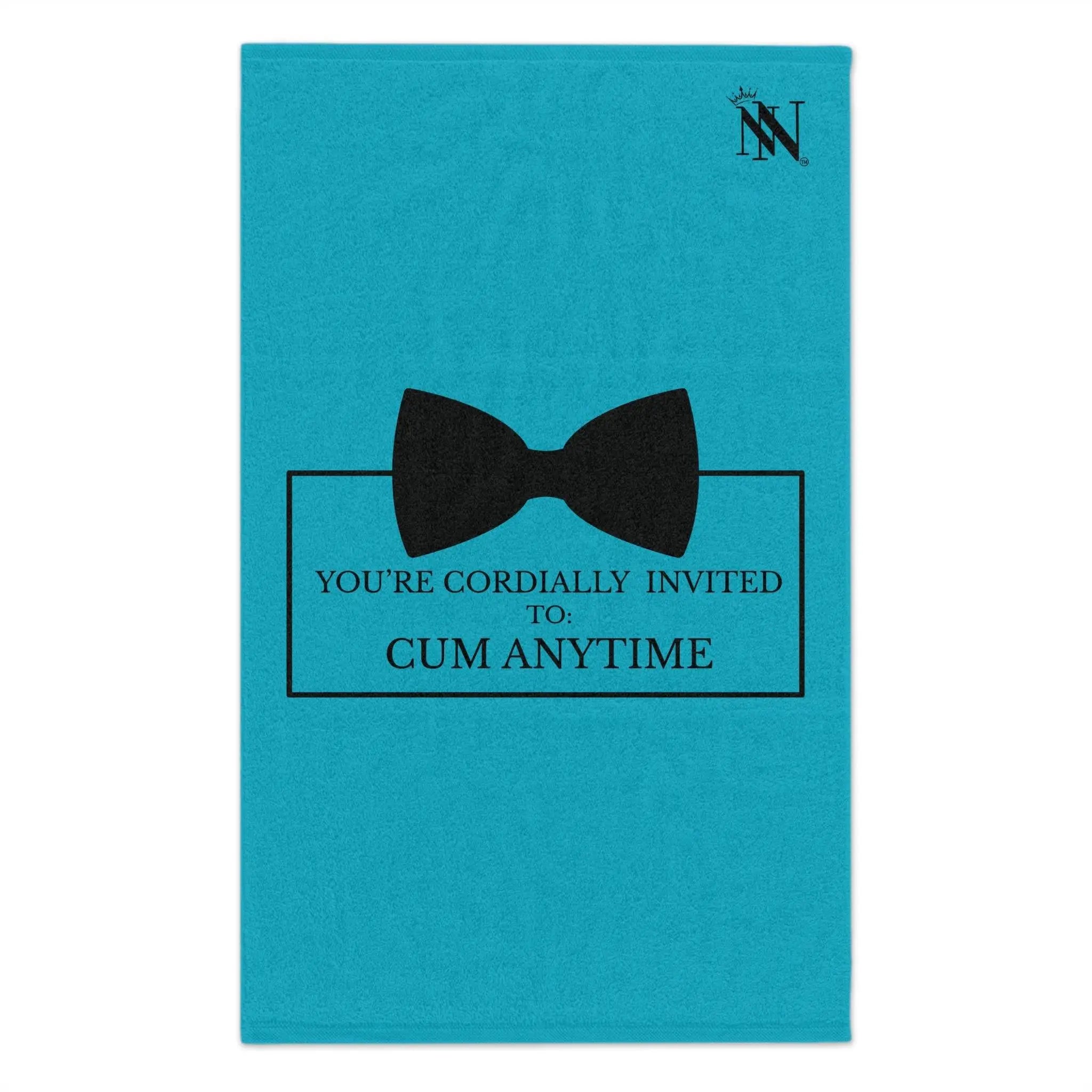 Cordially Invited Cum Teal | Mix & Match Soft Fun-Flirty Lovers’ Towels