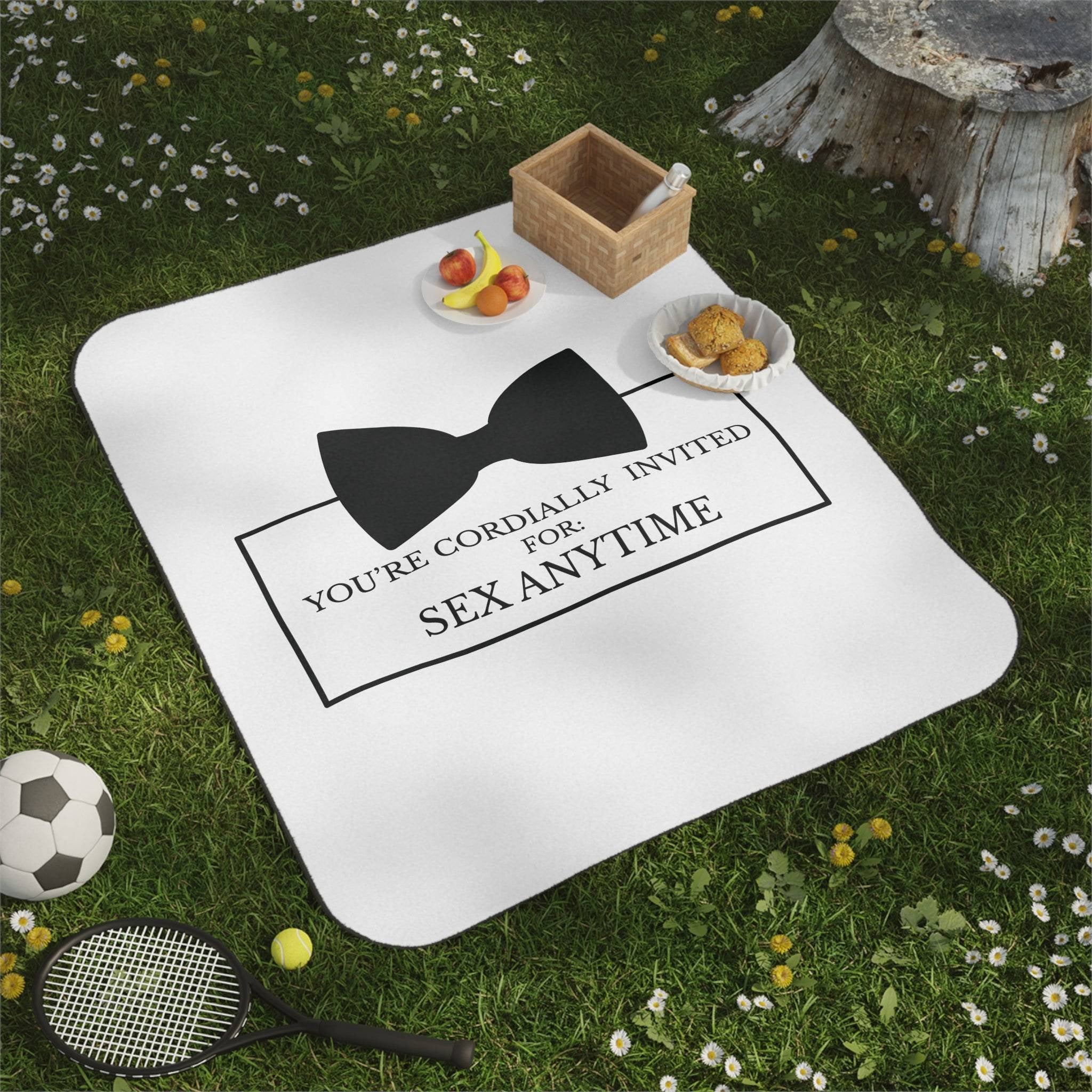 Cordially Invited Sex | Mix Match Fun-Flirty Lovers’ Water-Resistant Blankets