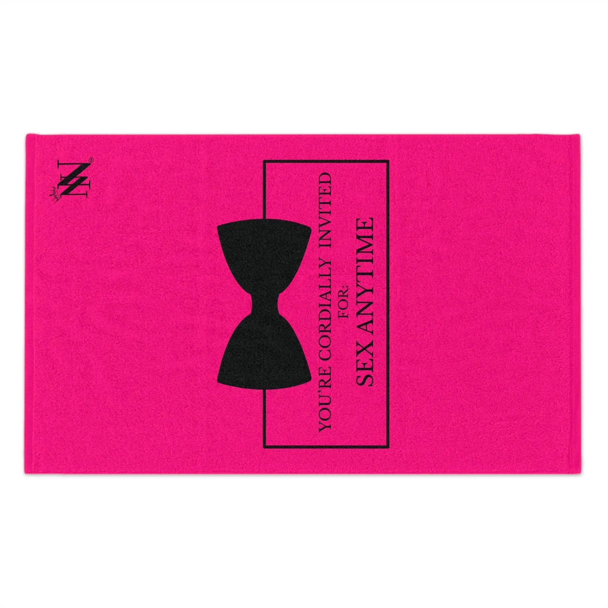 Cordially Invited Sex Pink | Mix & Match Soft Fun-Flirty Lovers’ Towels
