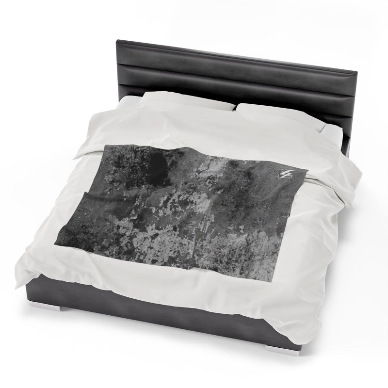 Cracked Concrete | Mix & Match Fun-Flirty Lovers’ Blankets