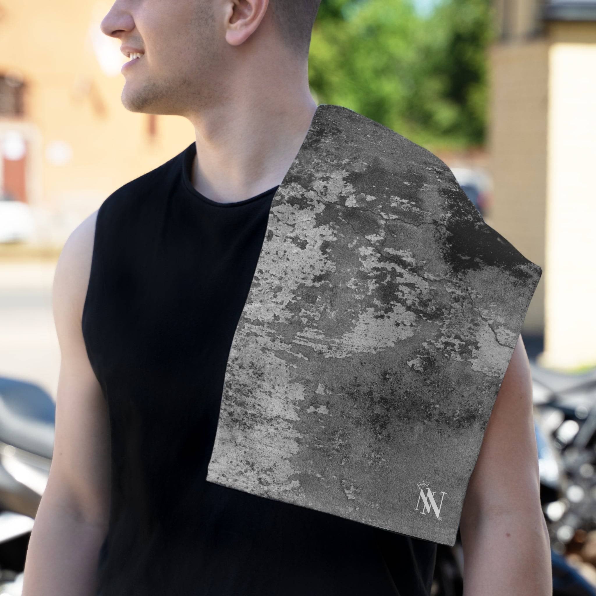 Cracked Concrete | Mix & Match Soft Fun-Flirty Lovers’ Towels