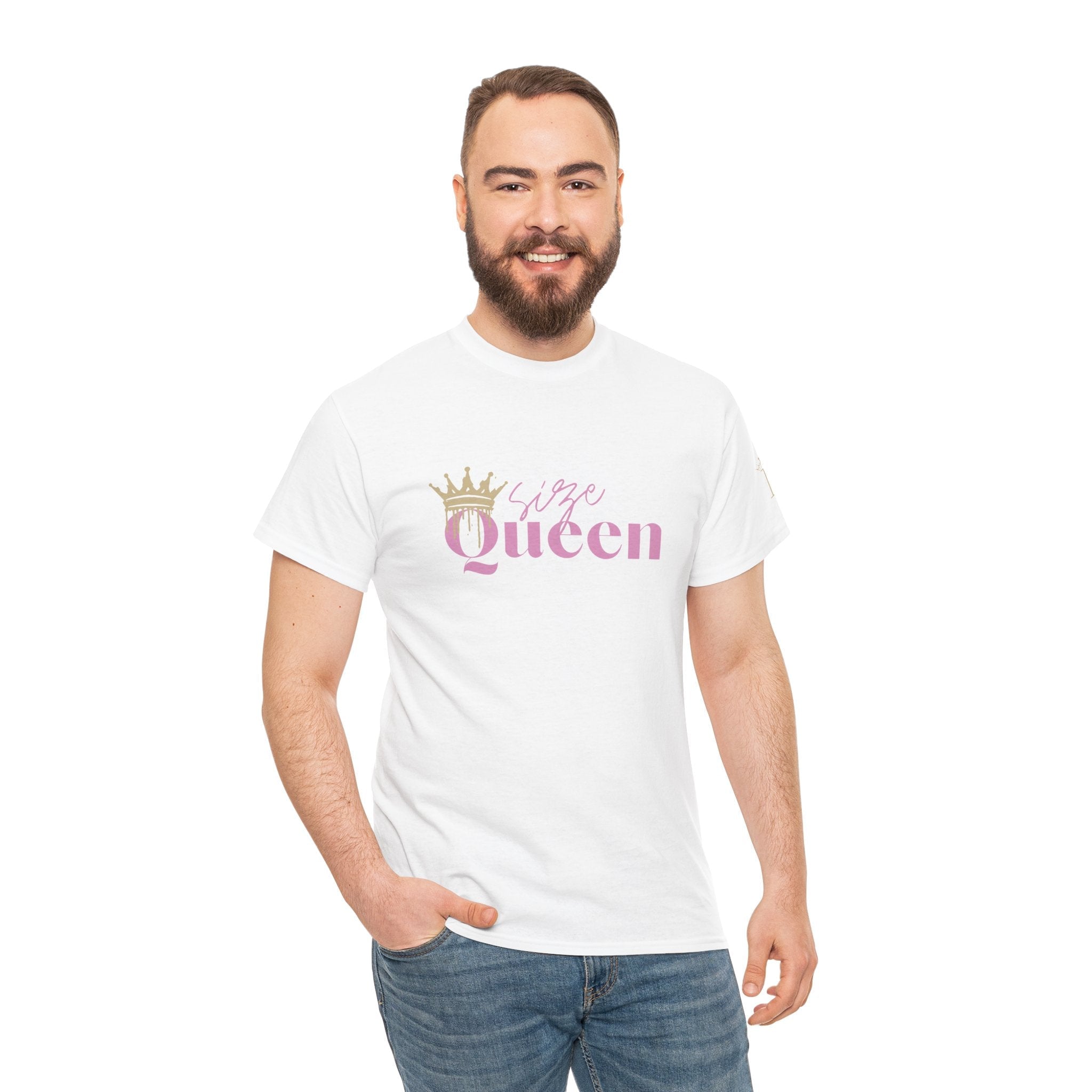 Crowned Size Queen | Mix & Match 100% Cotton Unisex Fun-Flirty Lovers’ Tees