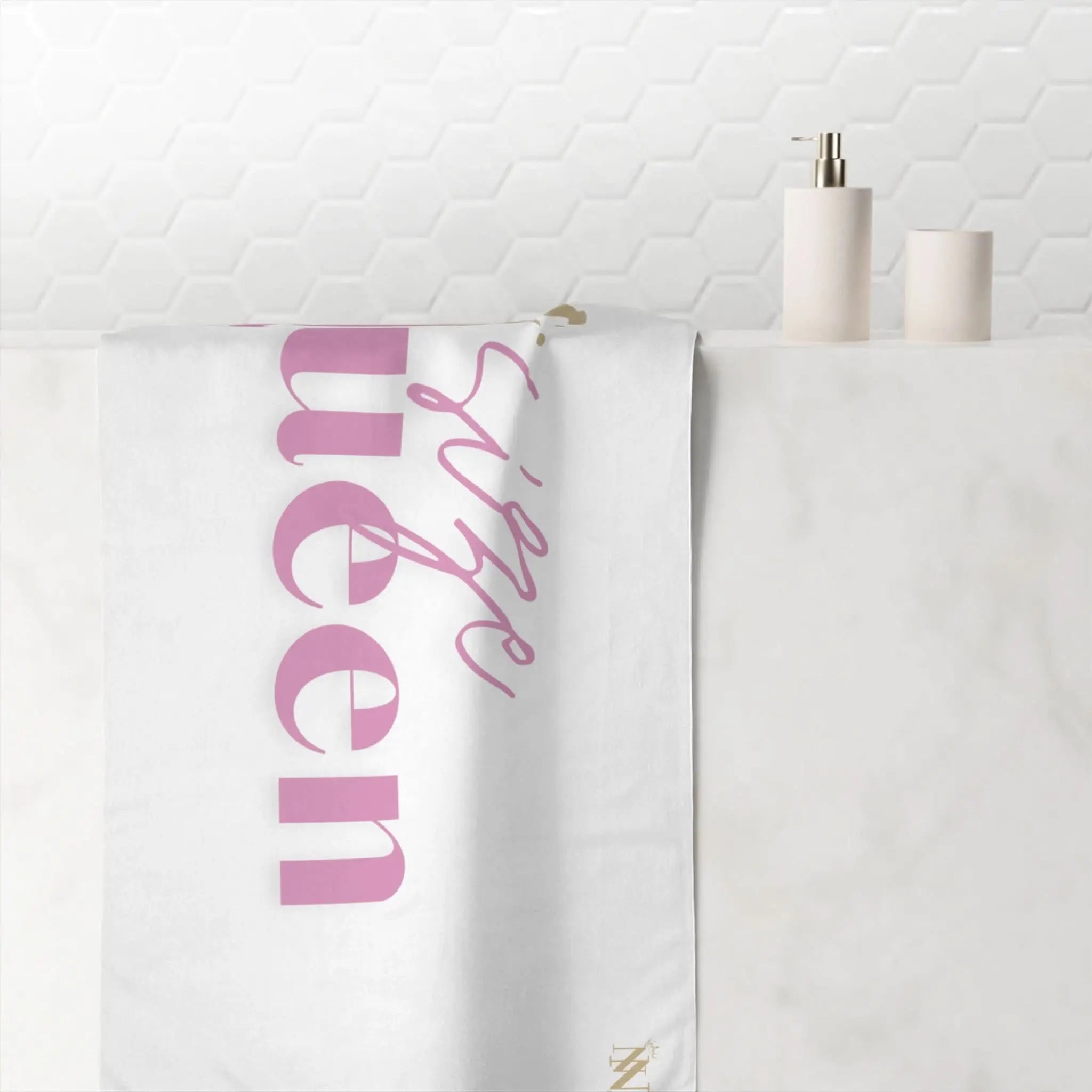 Crowned Size Queen | Mix & Match Naughty XL Fun-Flirty Lovers’ Towels