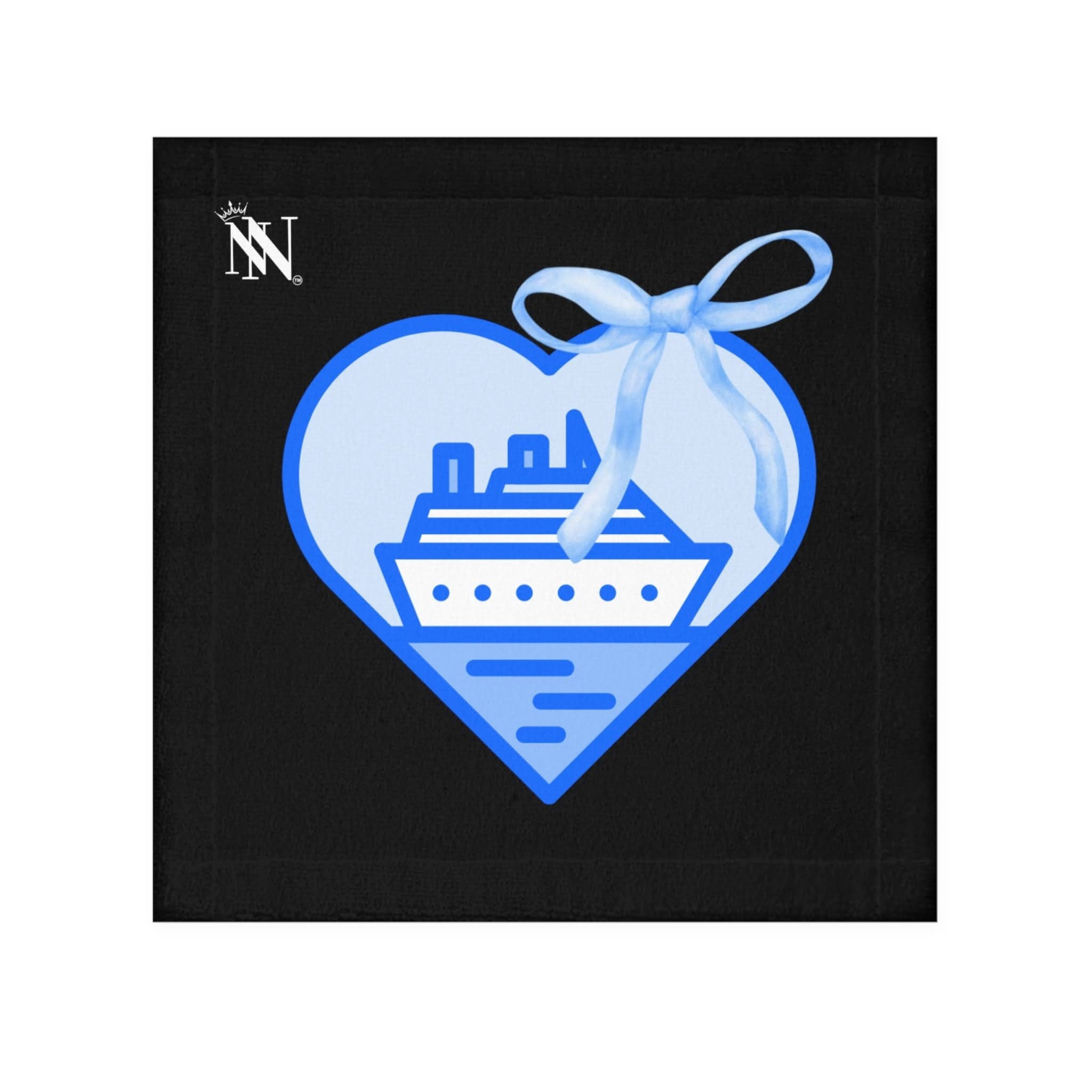 Cruise Love Black | Mix & Match Lils’ Fun-Flirty Lovers’ Towels