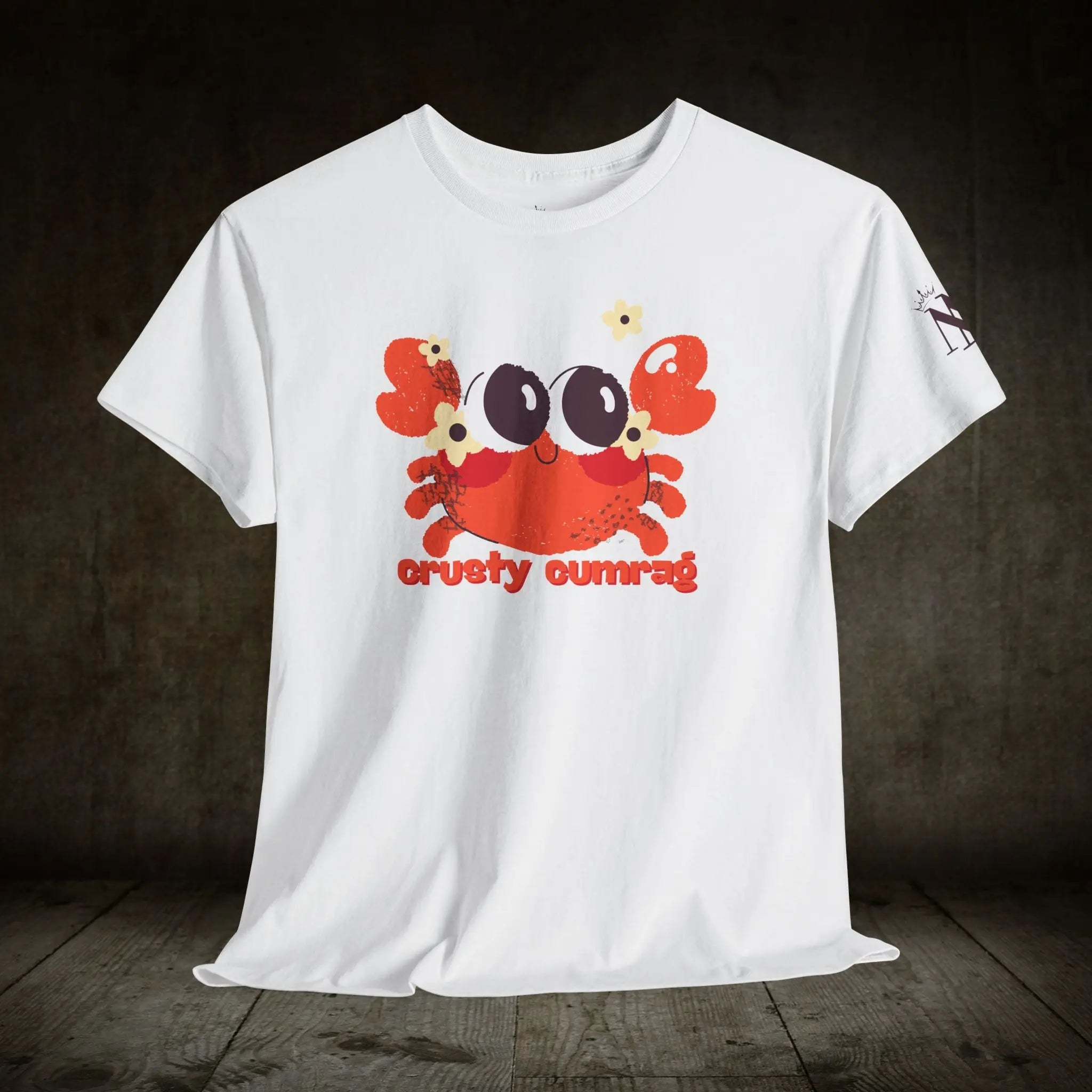 Crusty Cumrag | Mix & Match 100% Cotton Unisex Fun-Flirty Lovers’ Tees