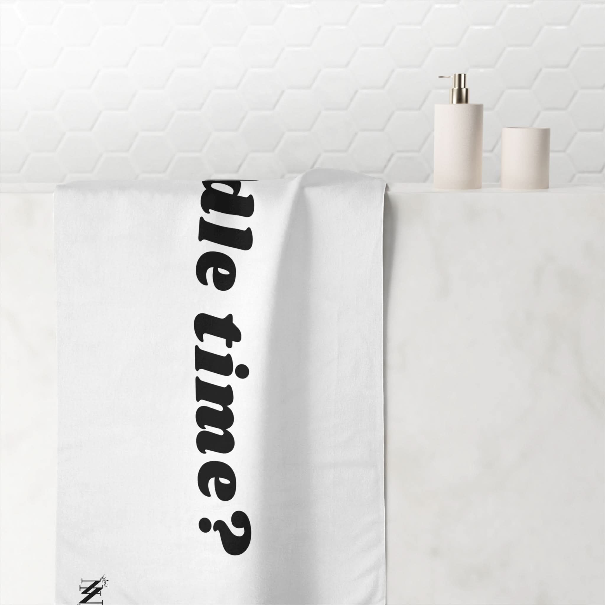 Cuddle Time? | Mix & Match Naughty XL Fun-Flirty Lovers’ Towels