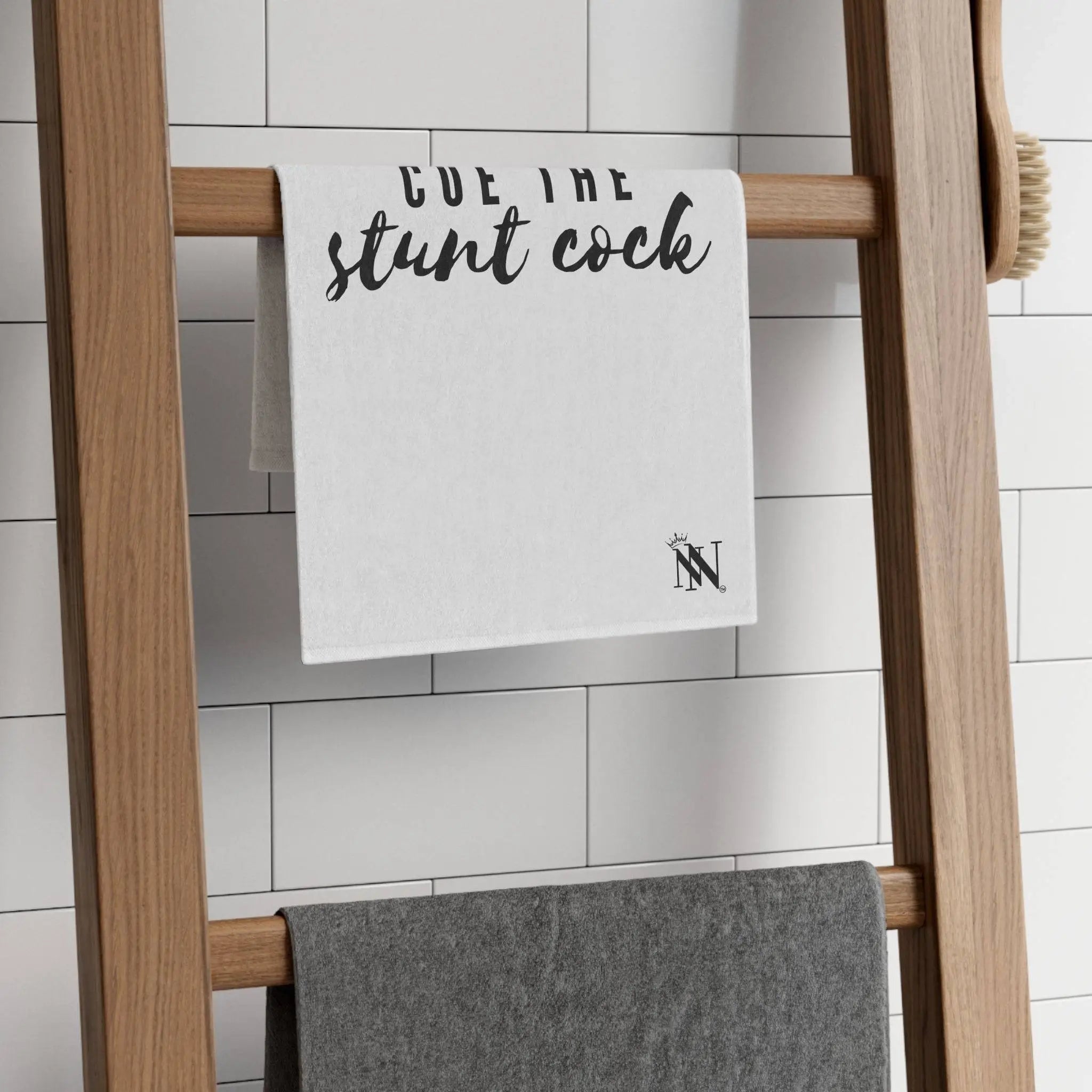 Cue the Stunt Cock | Mix & Match Soft Fun-Flirty Lovers’ Towels