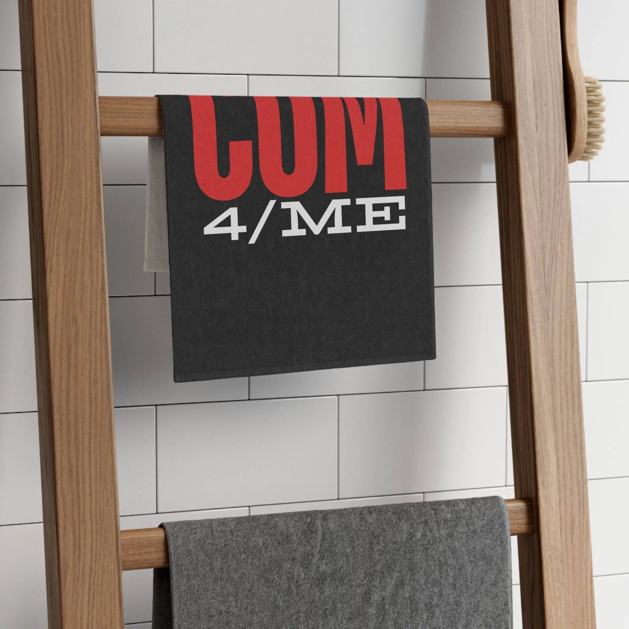 Cum 4/Me Black Mix & Match Soft Sex Towels | Flirty Lovers’ Gifts