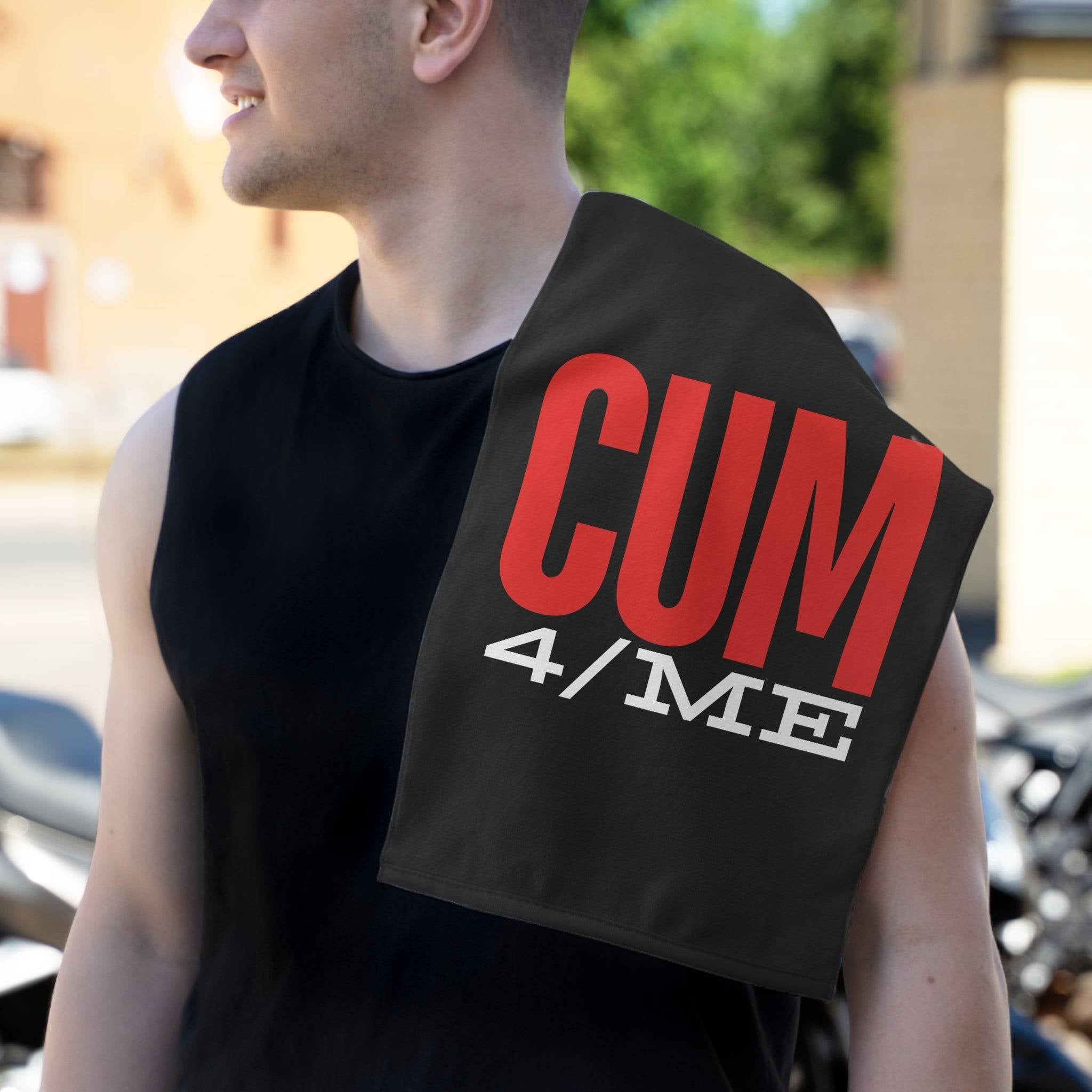 Cum 4/Me Black Mix & Match Soft Sex Towels | Flirty Loversâ Gifts