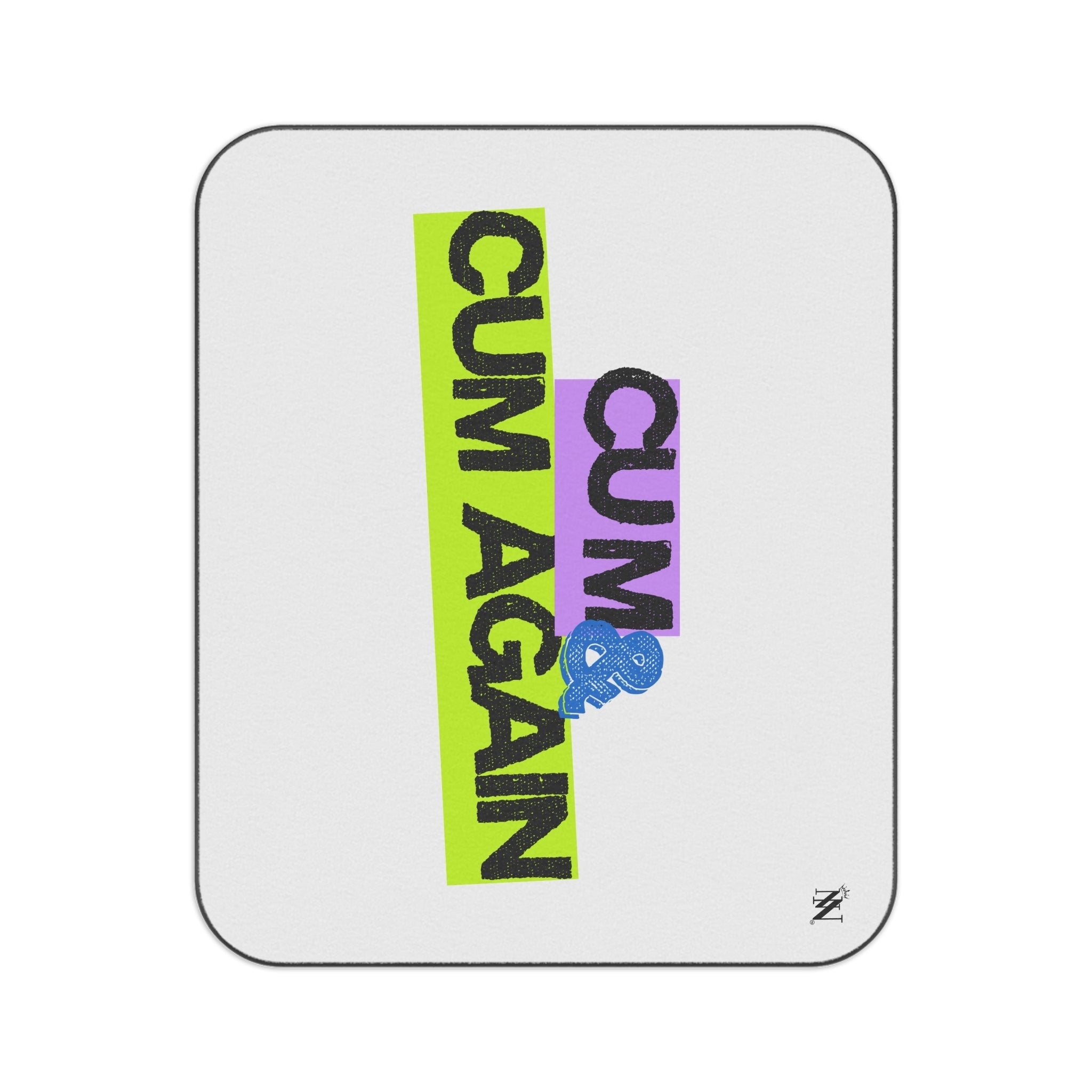 Cum & Cum Again | Mix Match Fun-Flirty Lovers’ Water-Resistant Blankets