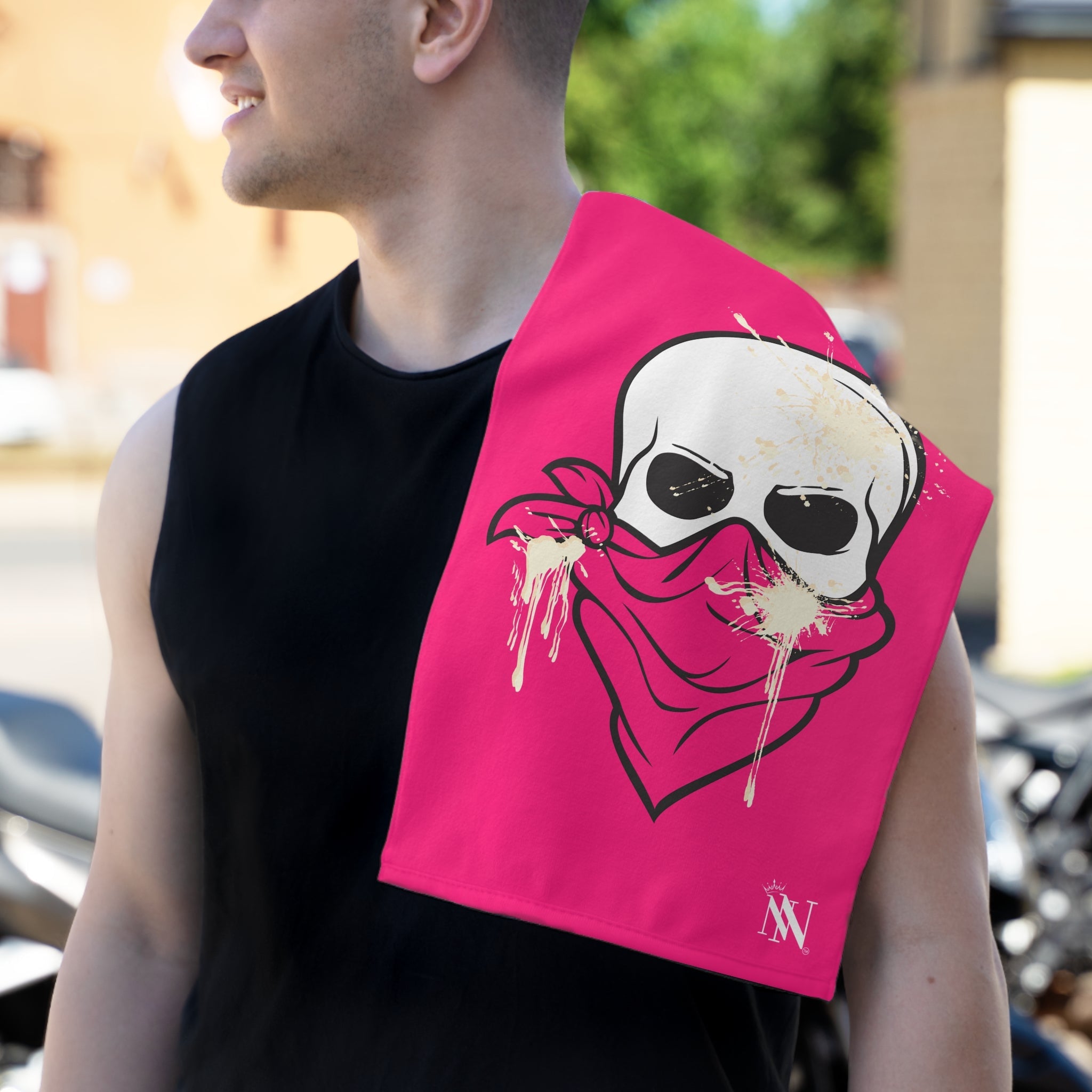 Cum Bandit Pink | Mix & Match Soft Fun-Flirty Lovers’ Towels