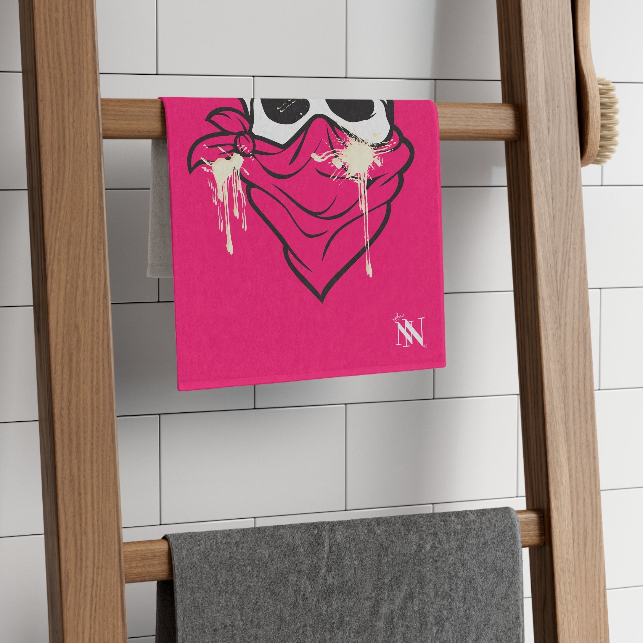 Cum Bandit Pink | Mix & Match Soft Fun-Flirty Lovers’ Towels